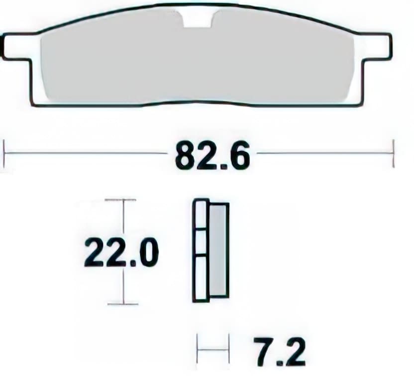 BRA-705CM44 Pastiglie freno Braking 705CM 44 YZ 80 / 85