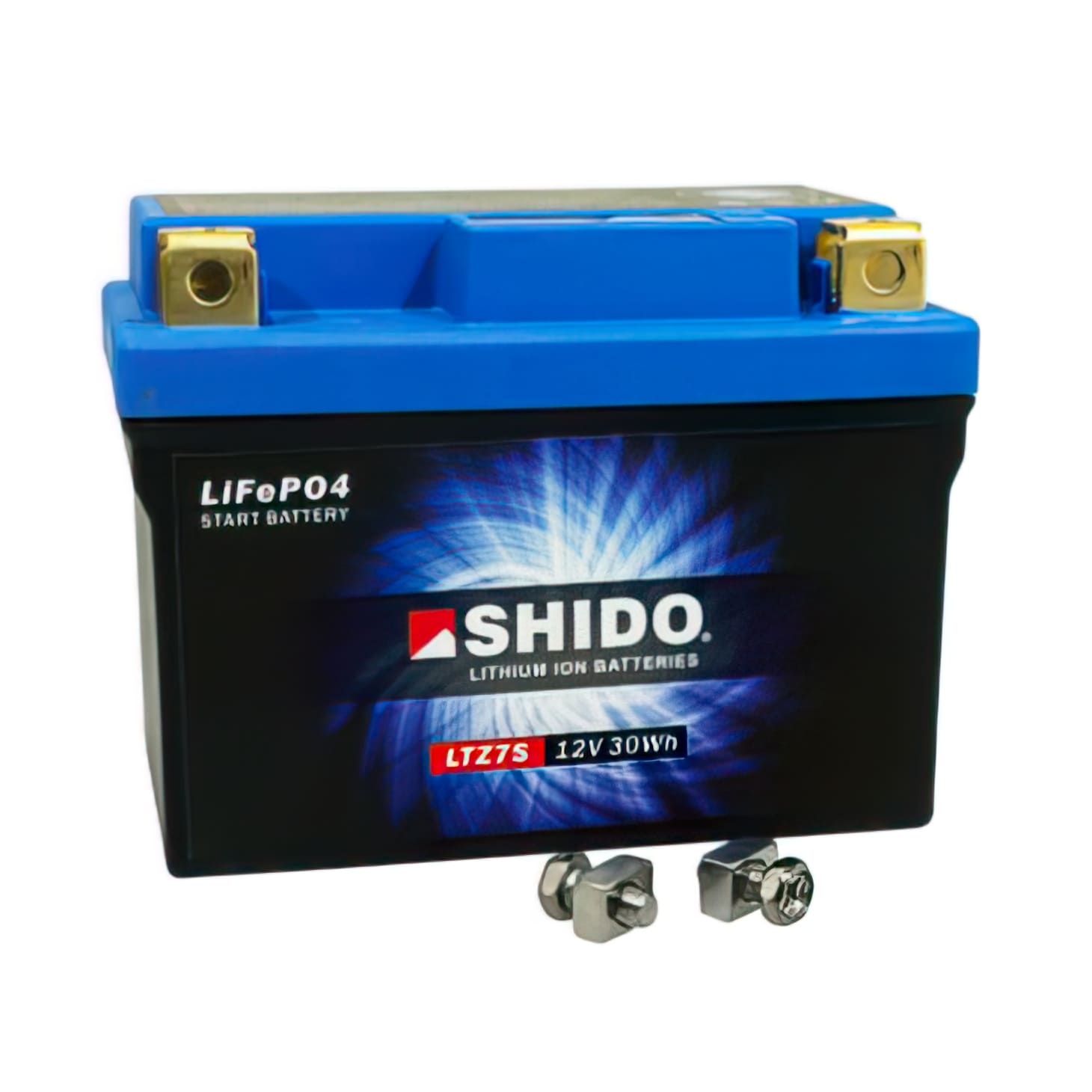 SHIDO-160286 Batteria Shido 12V 2,4 Ah LTZ7S Lithium Ion pronto per l'installazione