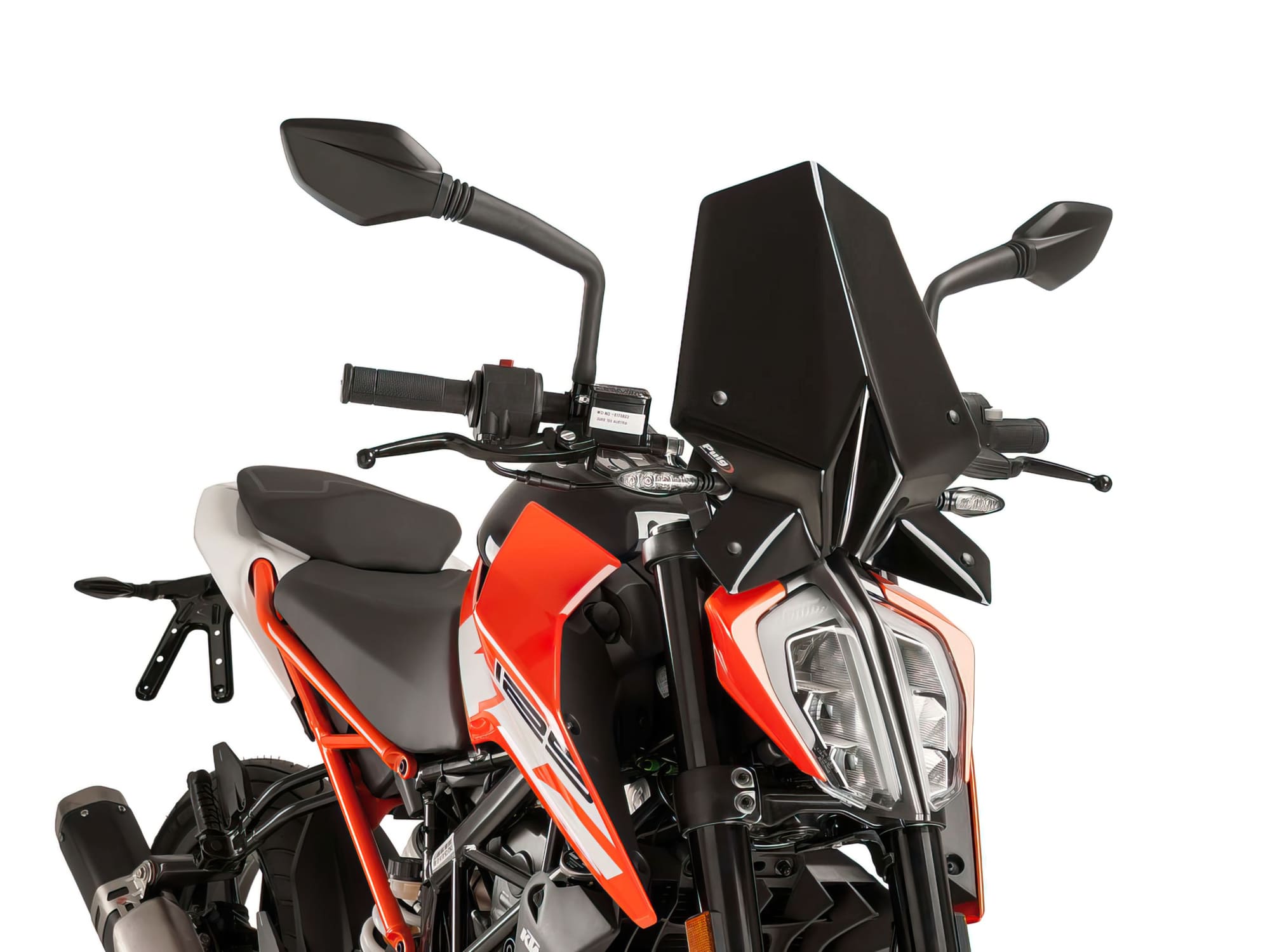 PUI9514N Parabrezza Puig New Generation Sport nero KTM Duke 125 / 200 / 390 dopo 2017