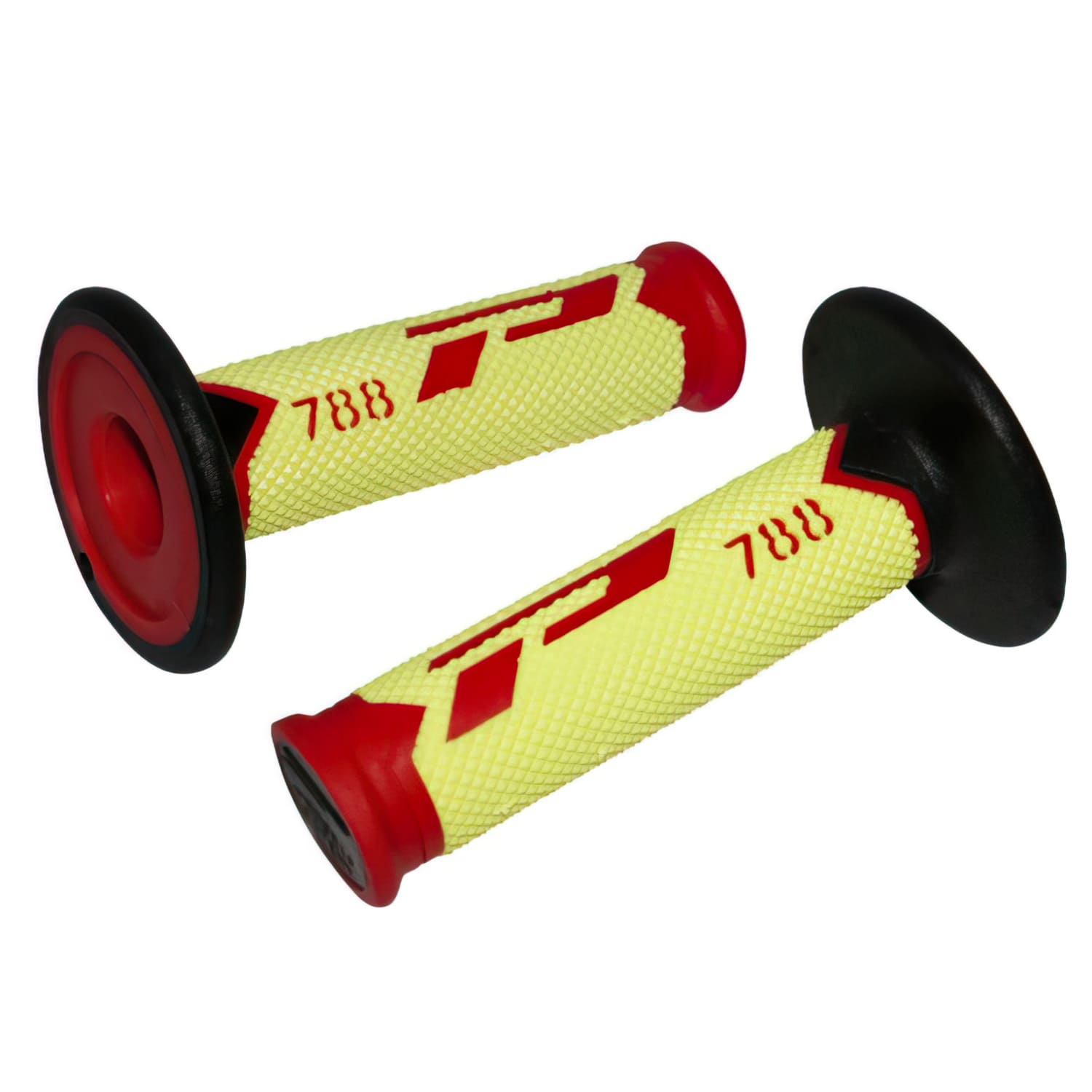 PG788-35514 ProGrip 788 triple density grips red/fluo yellow/black