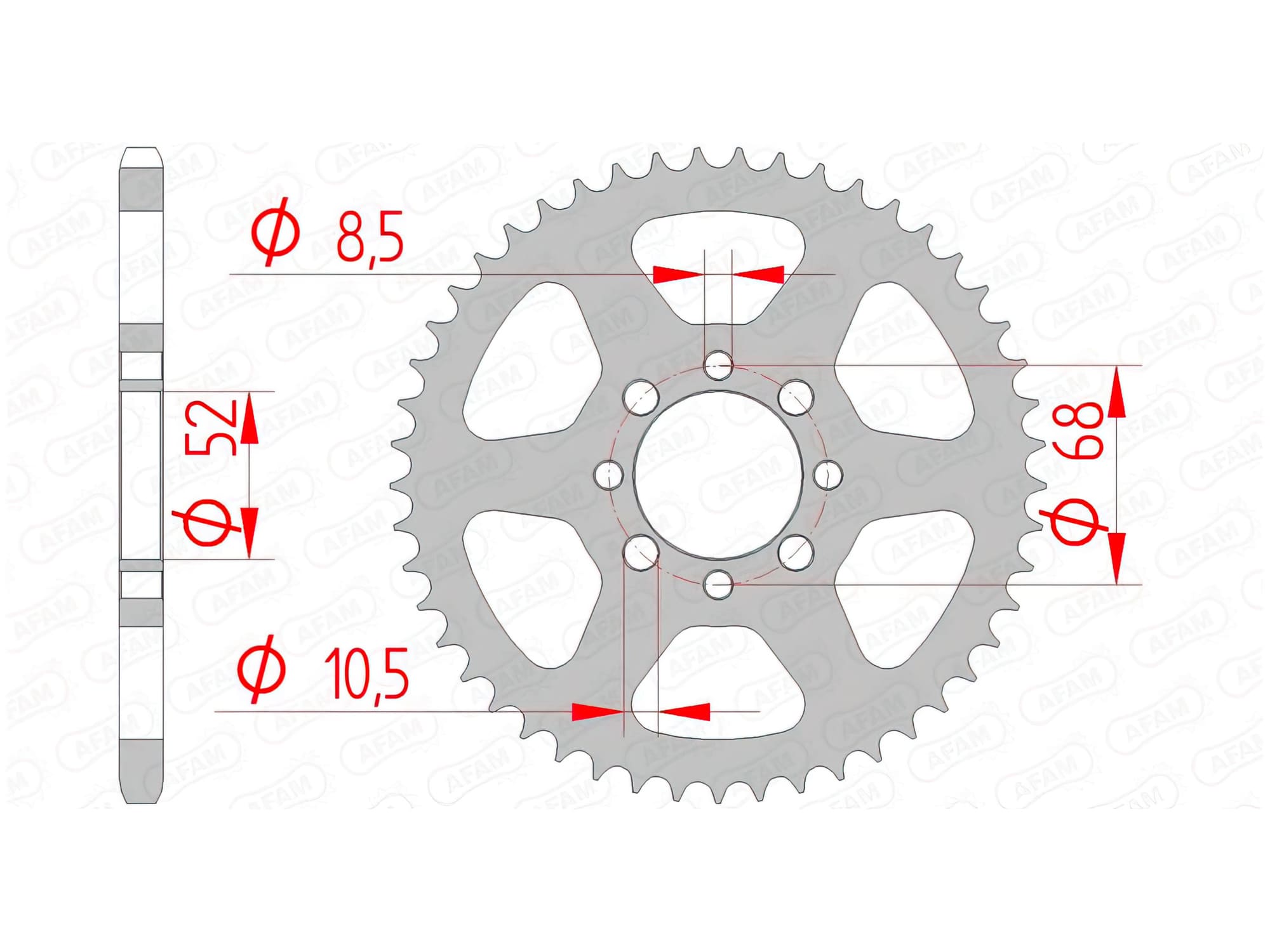 1074482002 Afam steel crown Z37 KLX 110