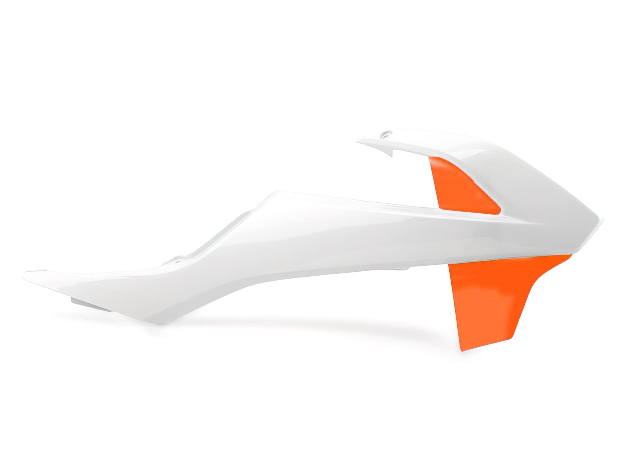 POL-8422100008 Polisport Front Side Fairing Orange / White KTM SX 65