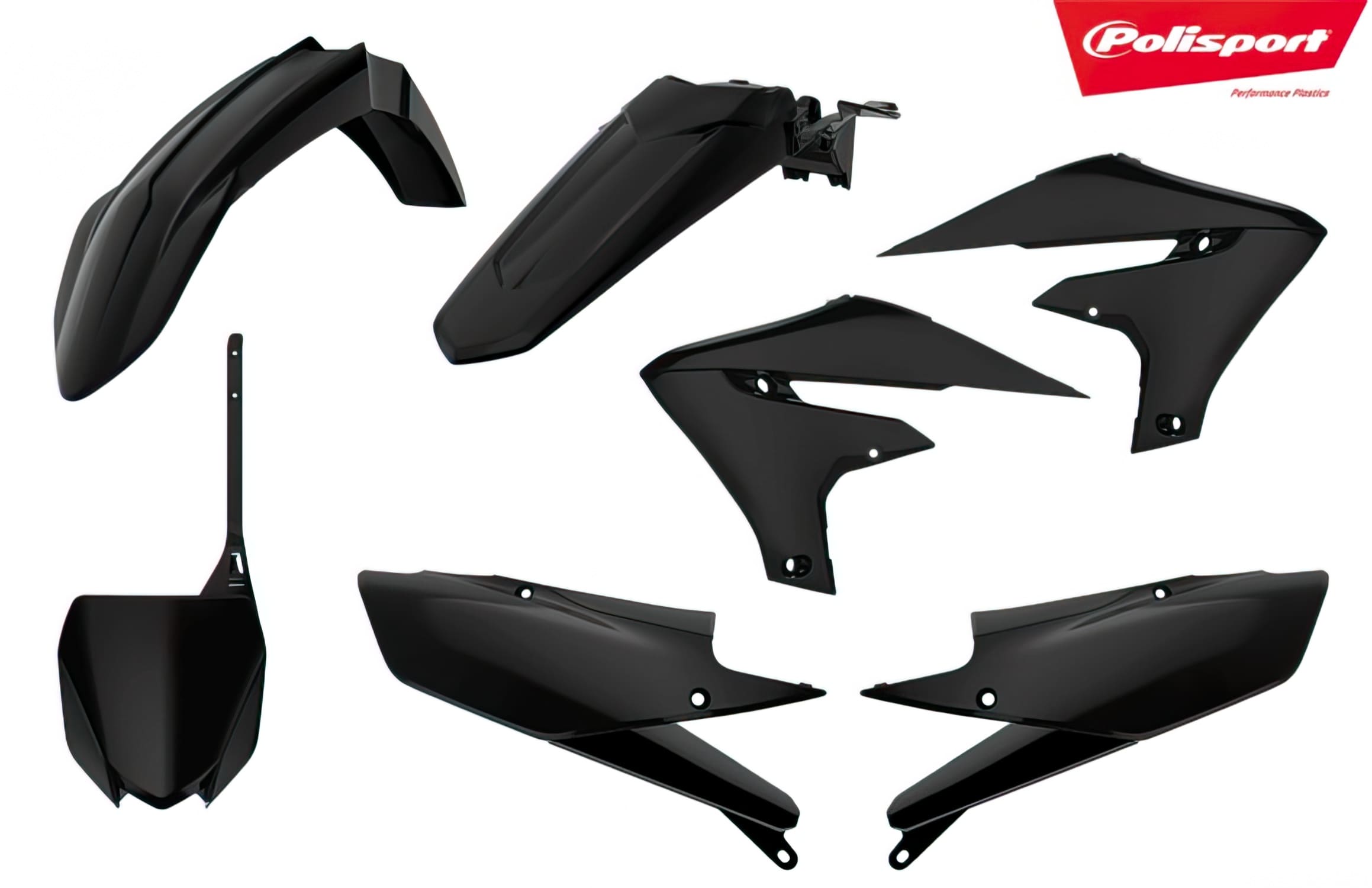 POL-8605300002 Polisport black fairing kit Yamaha YZF 450