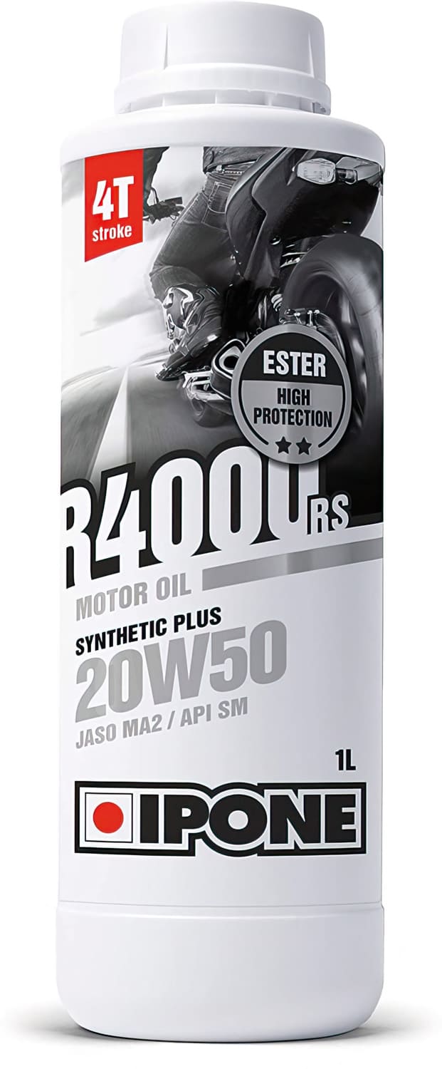 IP-R4000RS-20W50/1L 4-Stroke Engine Oil 20W50 Ipone R4000 RS Semi-Synthetic 1L