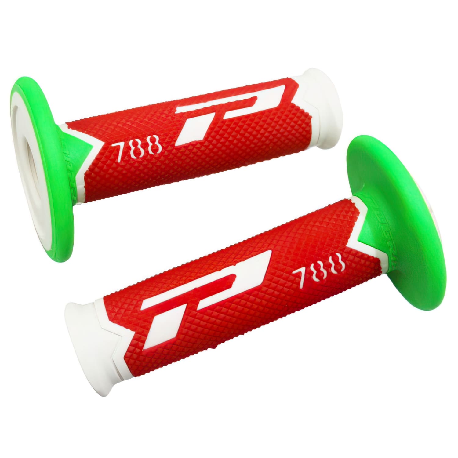 PG788-148493 ProGrip 788 triple density grips white/red/fluorescent green