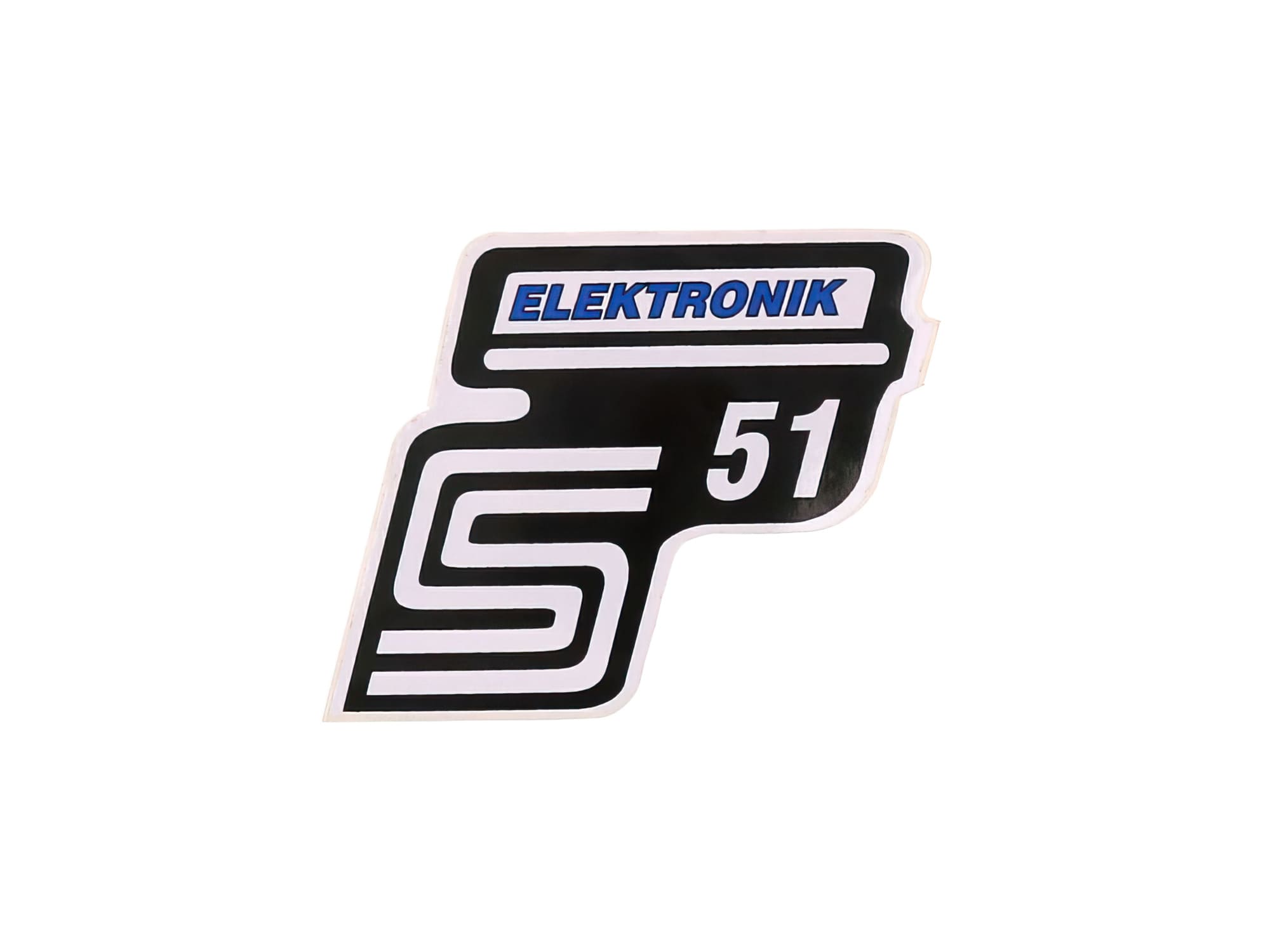 MOF-41983 Simson S51 blue Elektronik S51 sticker