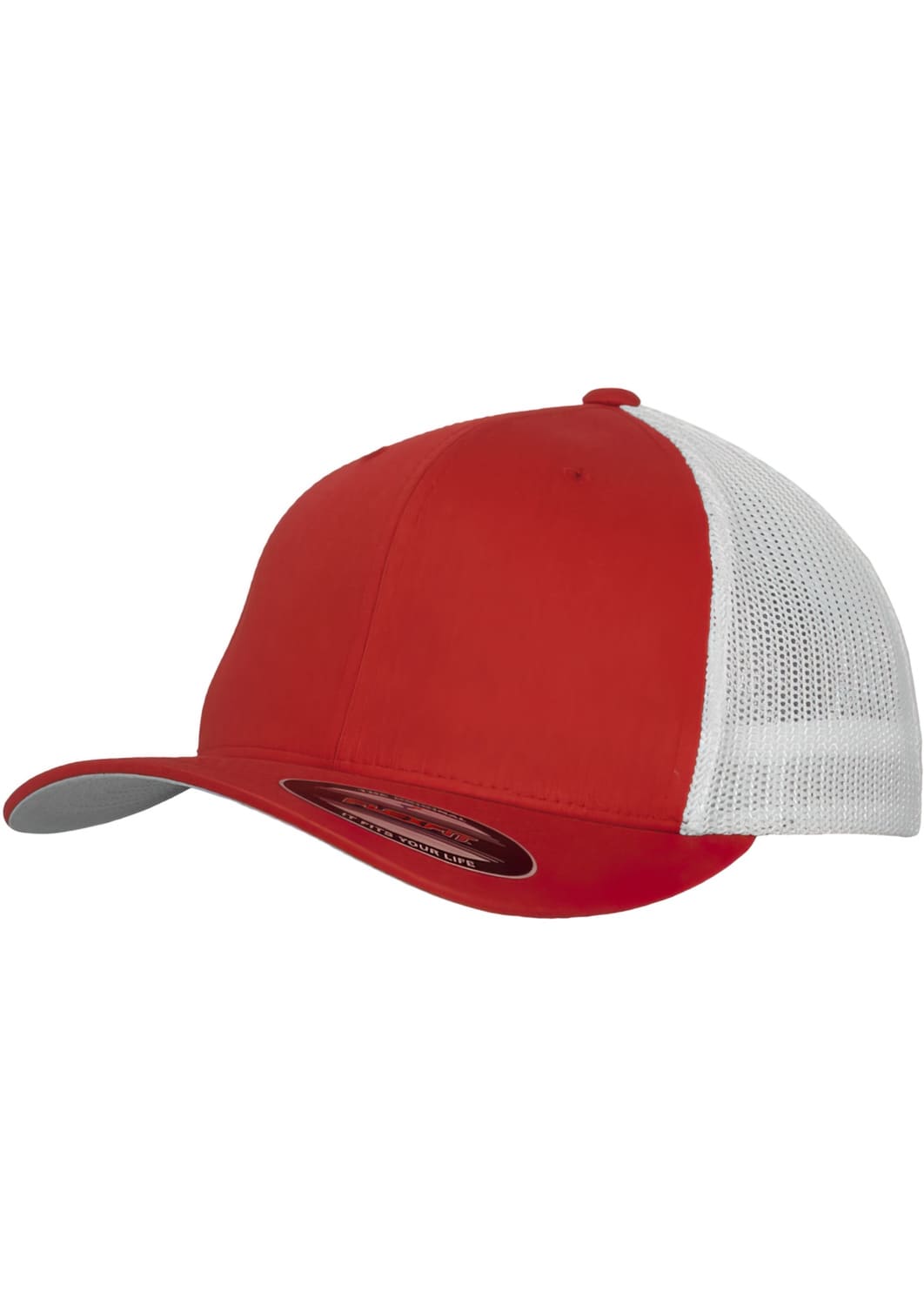 FF-6511T-00202-0053 Mesh 2-Tone Flexfit trucker cap red/white S/M