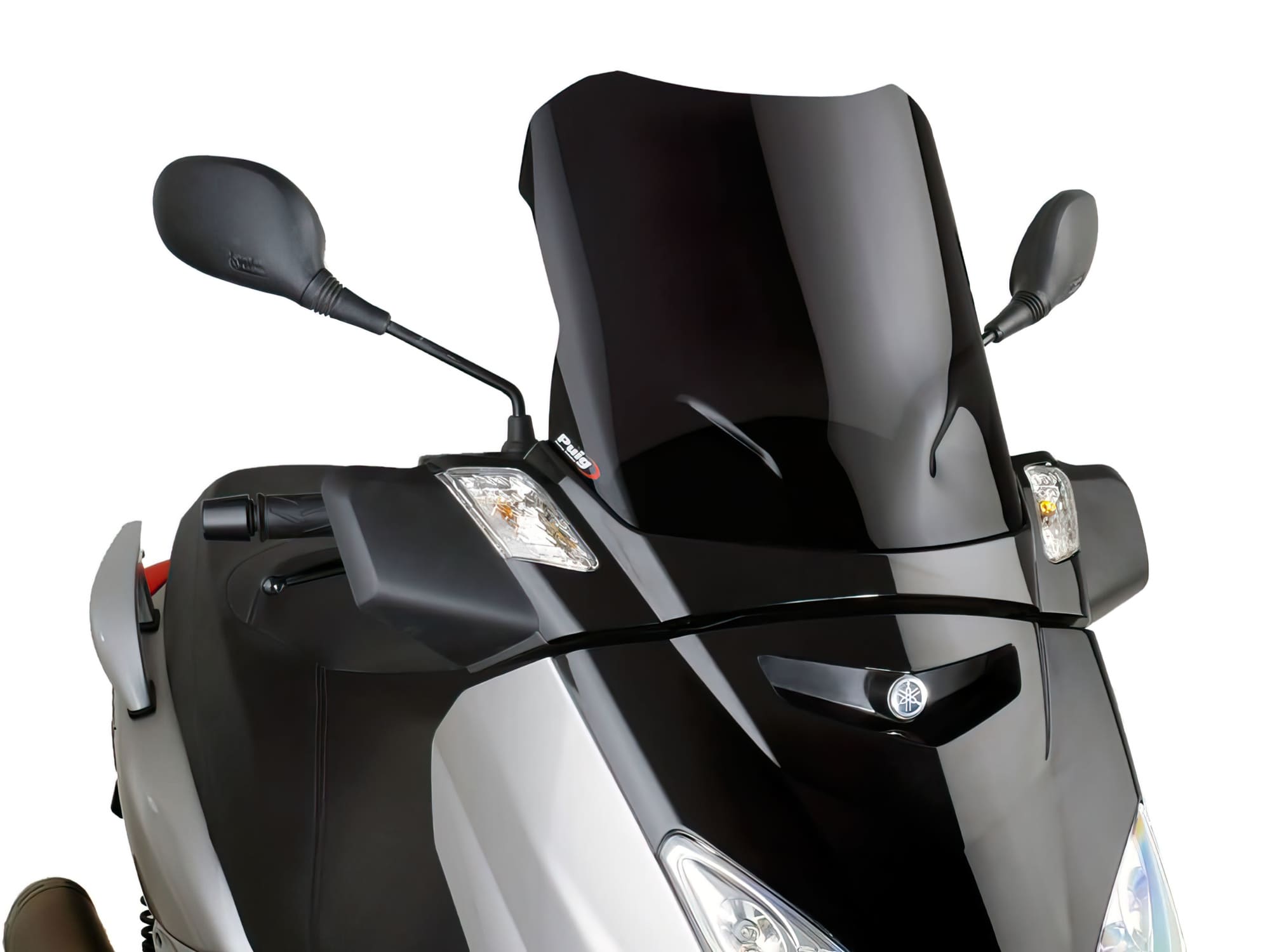 PUI5015N Puig V-Tech Line Touring Windshield Black Yamaha Xmax 125 YP125R 2006-09