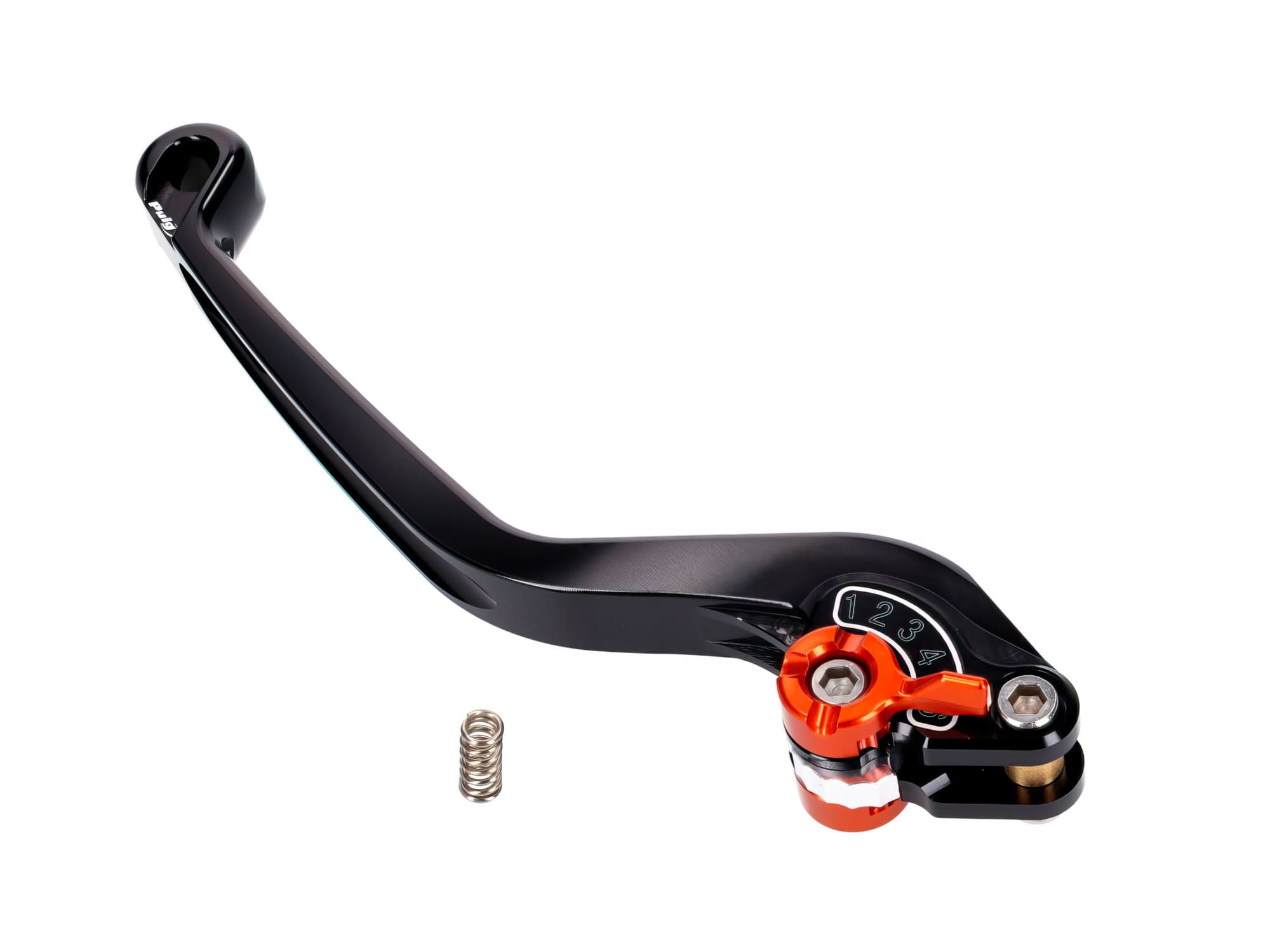 PUI270-NT Puig 2.0 Adjustable Rear Brake/Clutch Lever Black/Orange