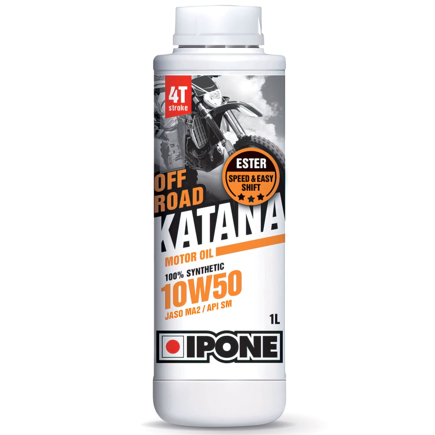 IP-KOFFROAD-10W50/1L Olio Motore 4 tempi 10W50 Ipone Katana Off Road 100% sintetico 1L