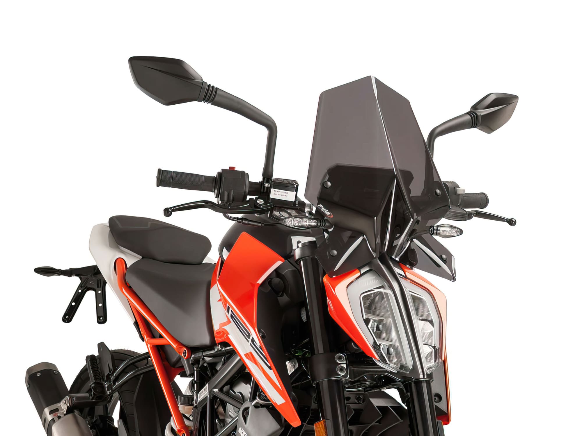 PUI9514F Parabrezza Puig New Generation Sport sfumato scuro KTM Duke 125 / 200 / 390 dopo 2017