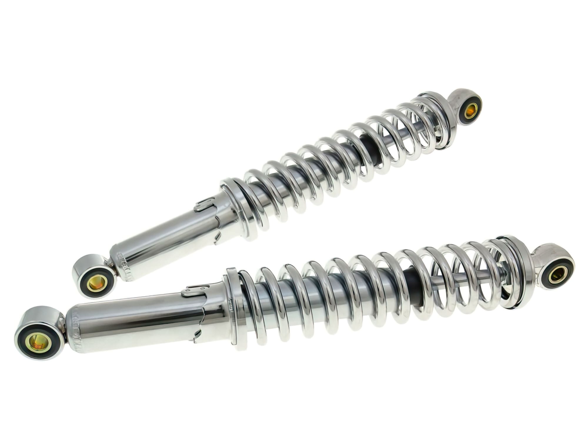 MOF-29681 Mechanical shock absorbers chrome L.340mm Puch Maxi / Condor (x2)