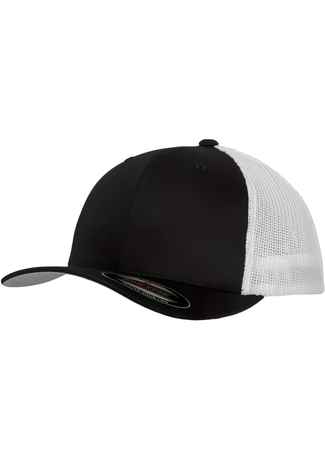 FF-6511T-00050-0053 Mesh 2-Tone Flexfit trucker cap black/white S/M