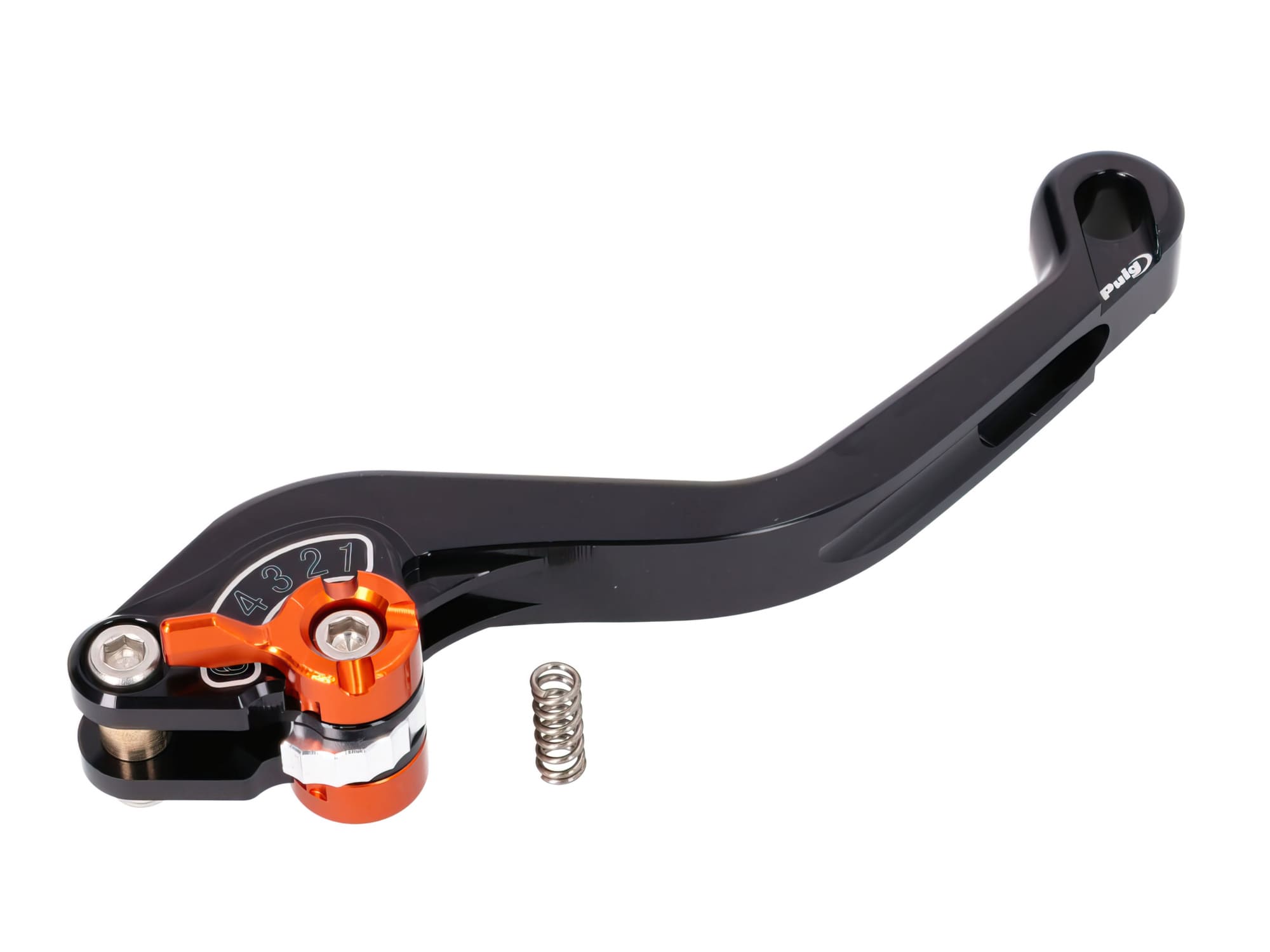 PUI180-NT Puig 2.0 Adjustable Short Front Brake Lever Black/Orange