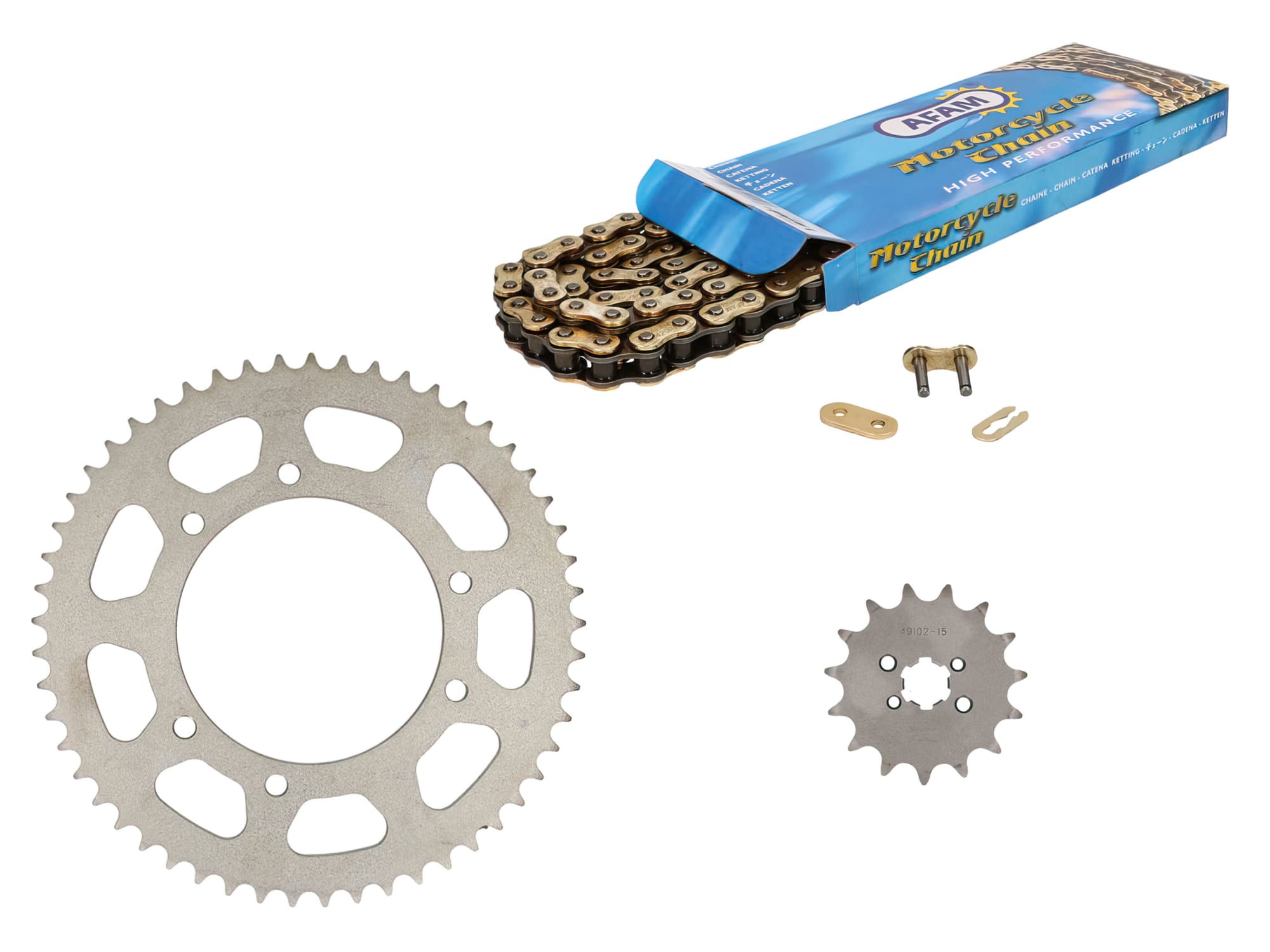 AFAMKS-A-173 AFAM Chain Kit 15x53 - 420 Derbi Senda X-treme