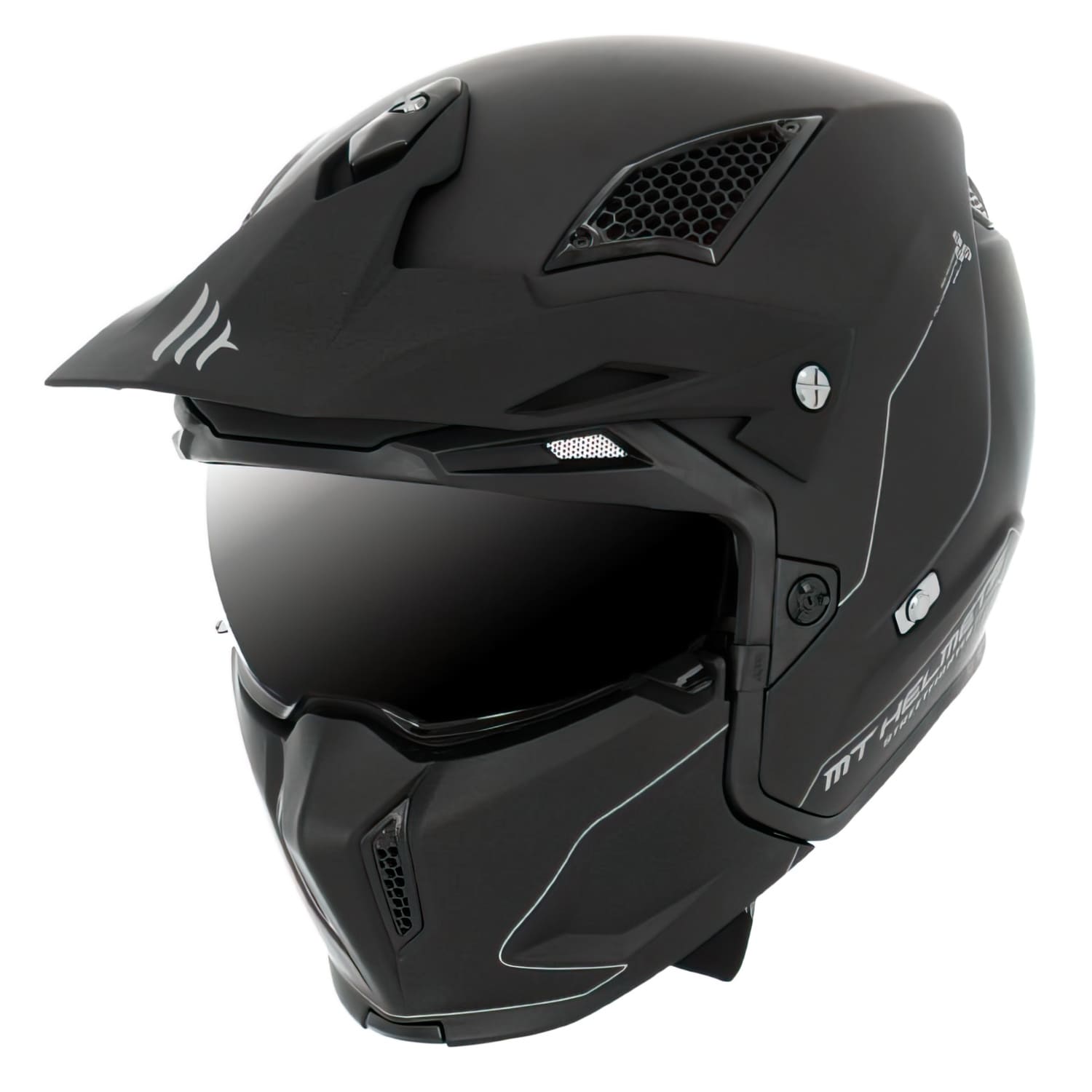 SF-160135 Casco trial MT Streetfighter SV uni nero opaco XXL