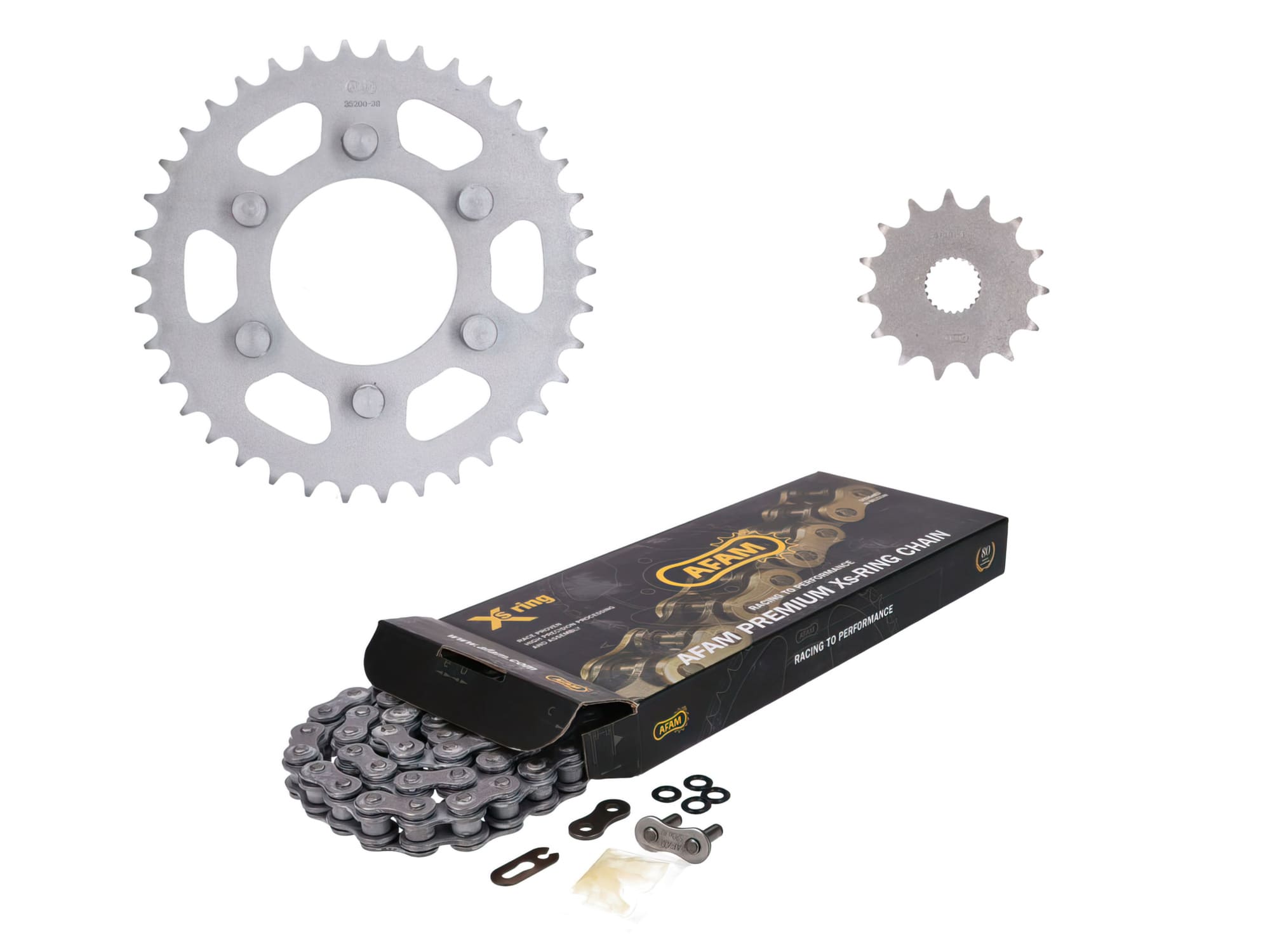 AFAMKS-A-176 AFAM Chain Kit 15x38 Aprilia AF1 125 Futura / Sport / Europe