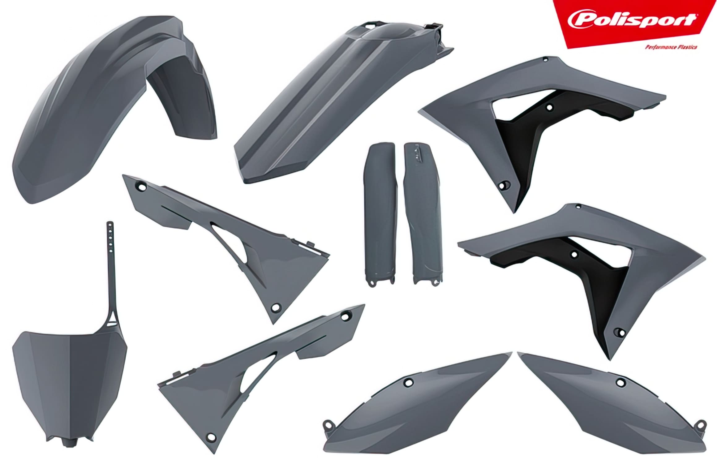 POL-90823 Polisport Fairing Kit Nardo Grey Honda CRF250 / 450R