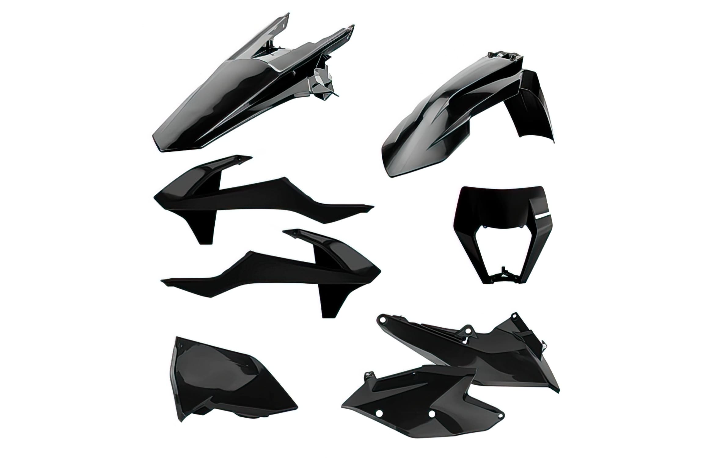 POL-90883 Polisport Enduro Fairing Kit black KTM EXC / EXC-F