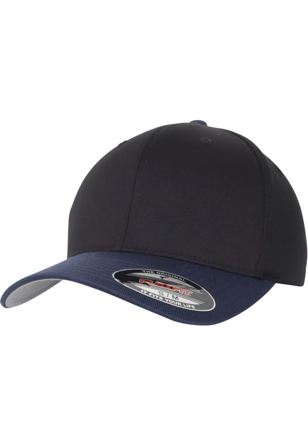 FF-6277T-01391-0053 Wooly Combed Flexfit 2-Tone cap black/navy S/M