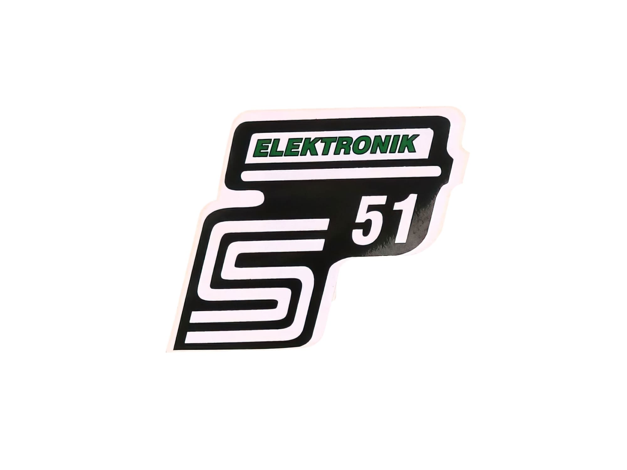 MOF-41987 Simson S51 Green Elektronik S51 Sticker