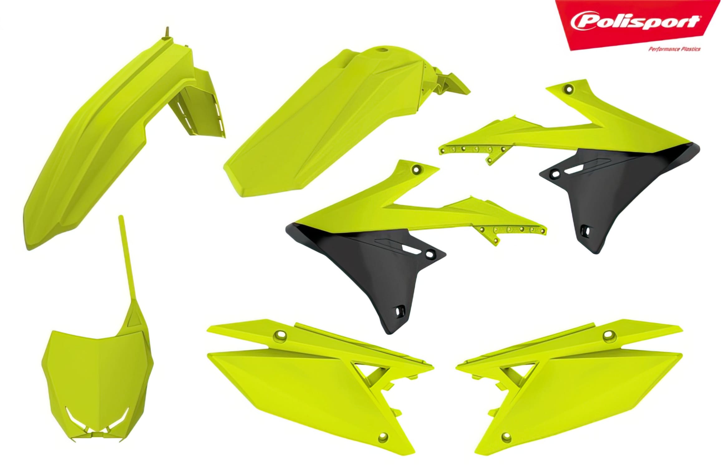 POL-90783 Fluo yellow Polisport Fairing Kit Suzuki RM-Z 450