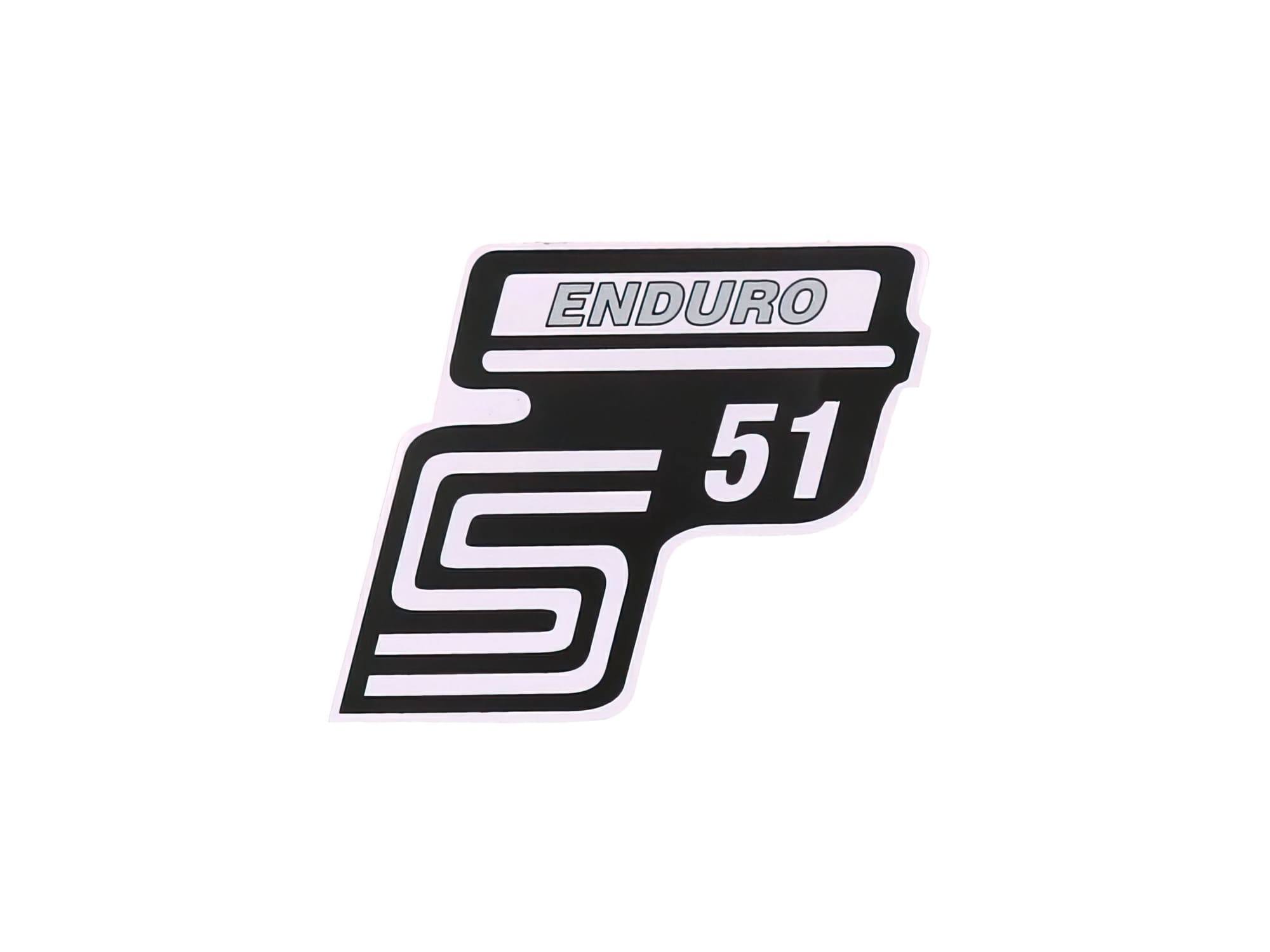 MOF-41974 Simson S51 Silver Enduro S51 Sticker