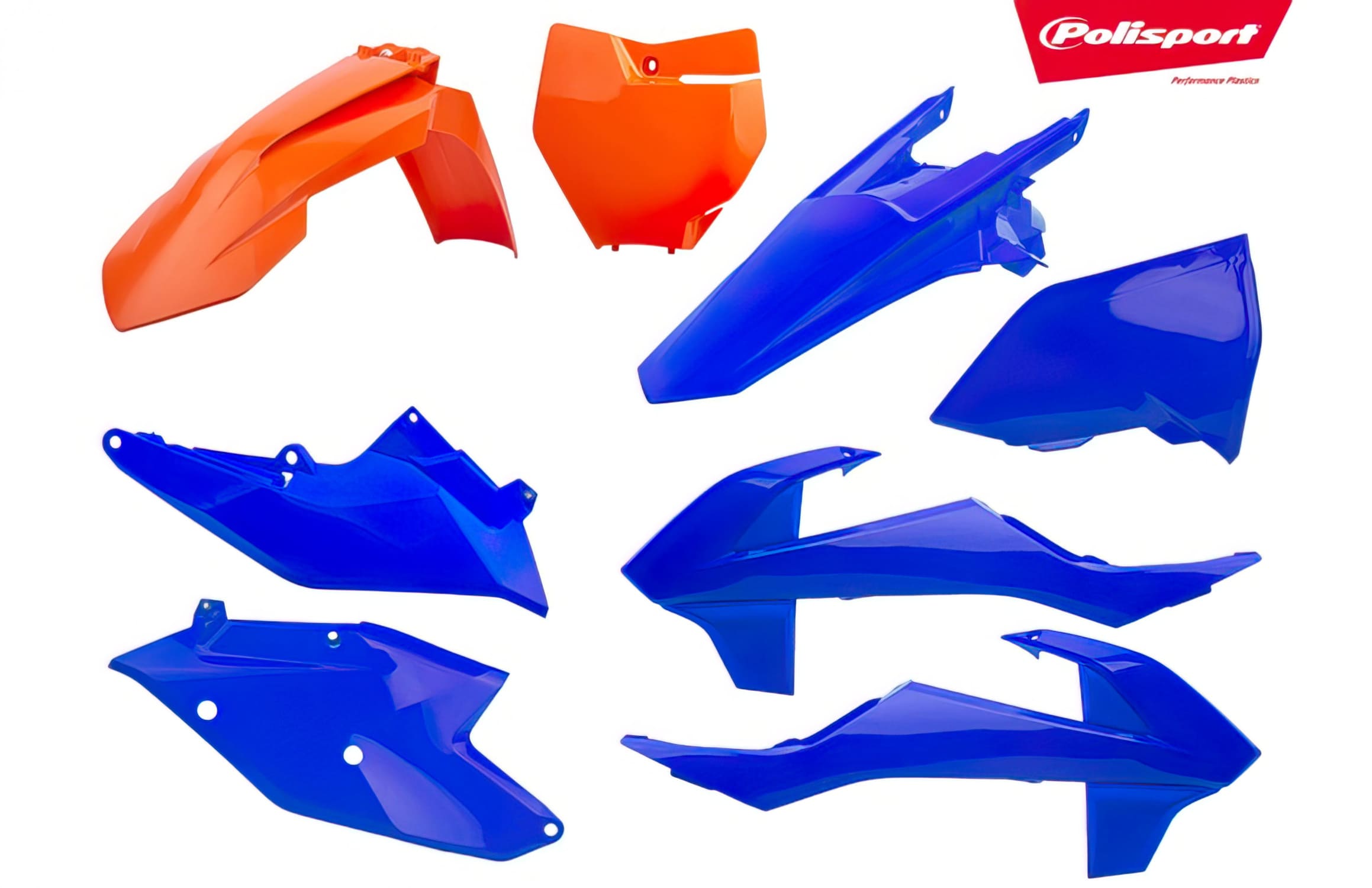 POL-90792 Polisport Fairing Kit Orange / Blue KTM SX / SX-F