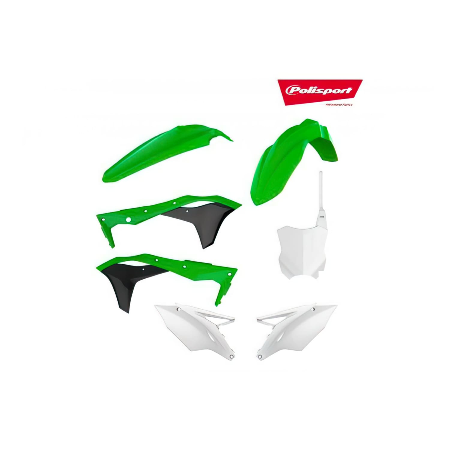 POL-90807 Polisport Fairing Kit Original Color (2019) Kawasaki KX250F