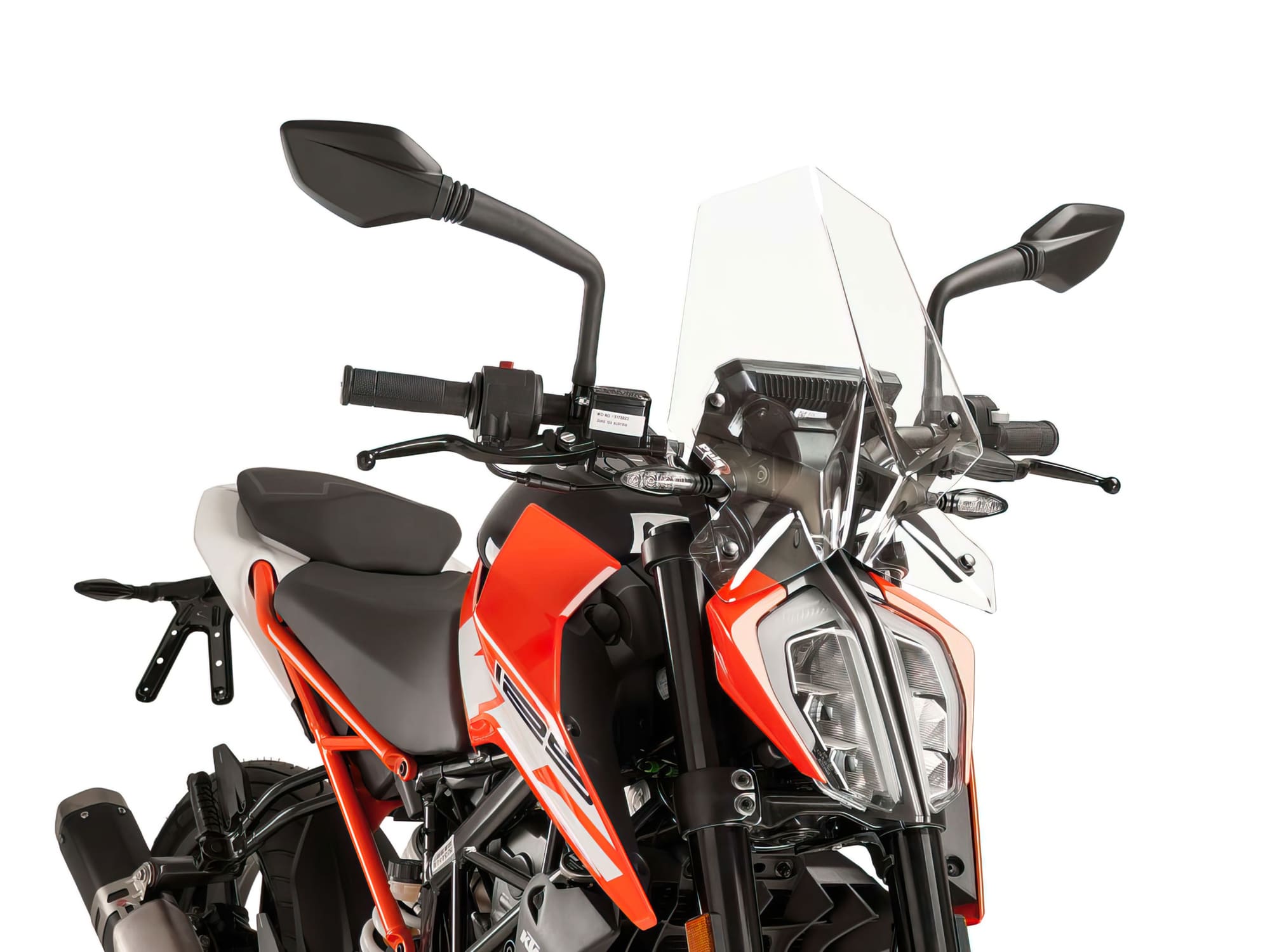 PUI9514W Parabrezza Puig New Generation Sport trasparente KTM Duke 125 / 200 / 390 dopo 2017