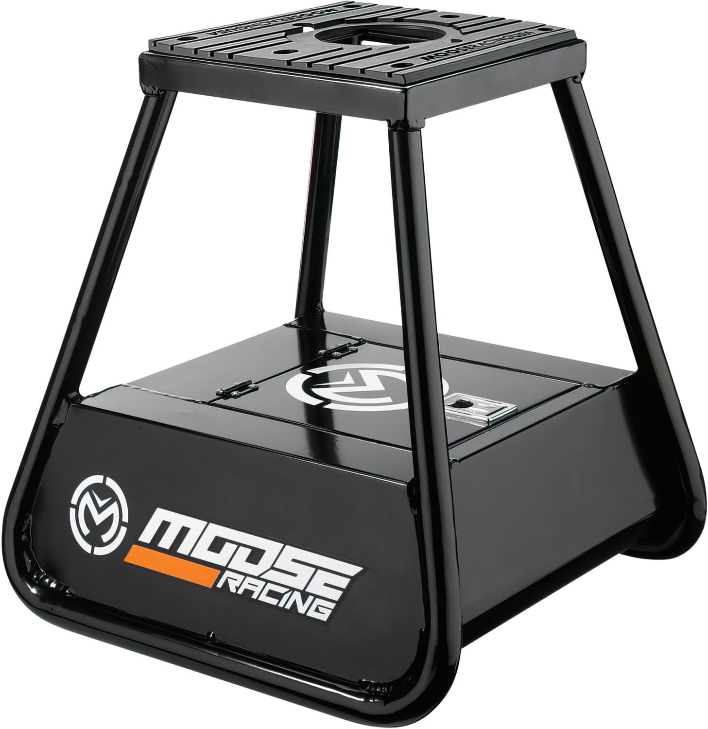 MR41010458 Motocross stand with storage compartment black aluminum