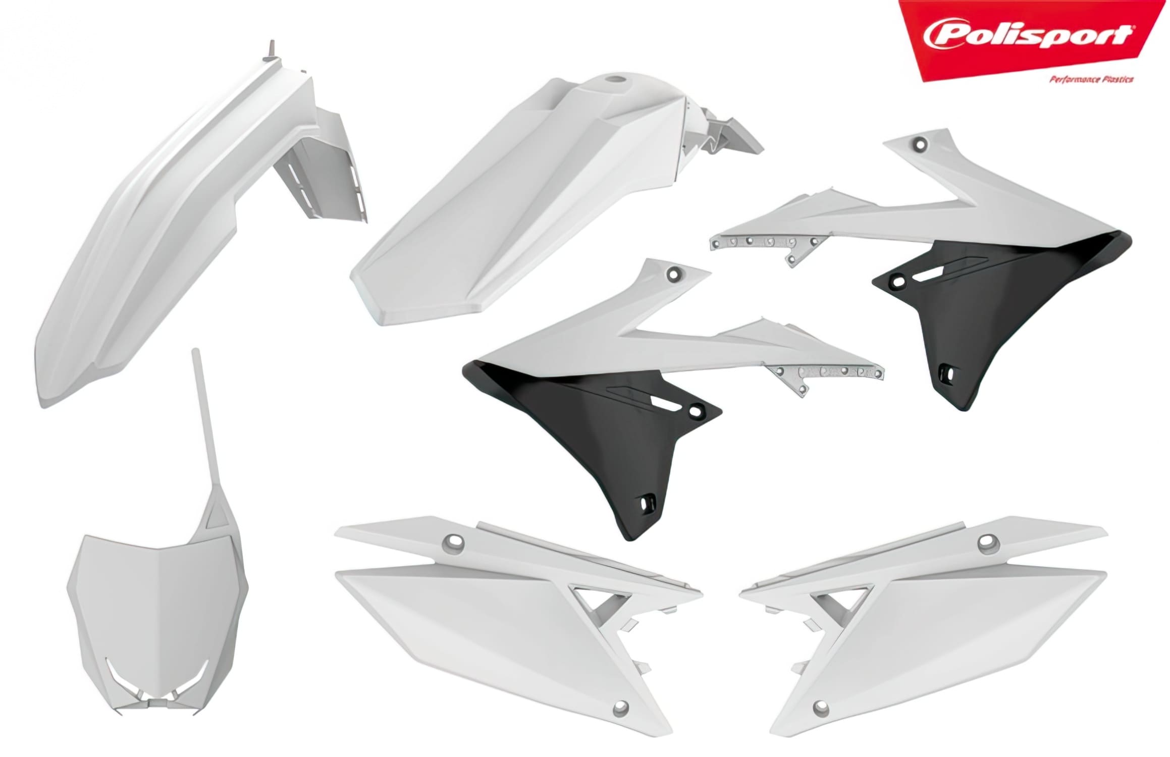 POL-90274 White Polisport Fairing Kit Suzuki RM-Z 450