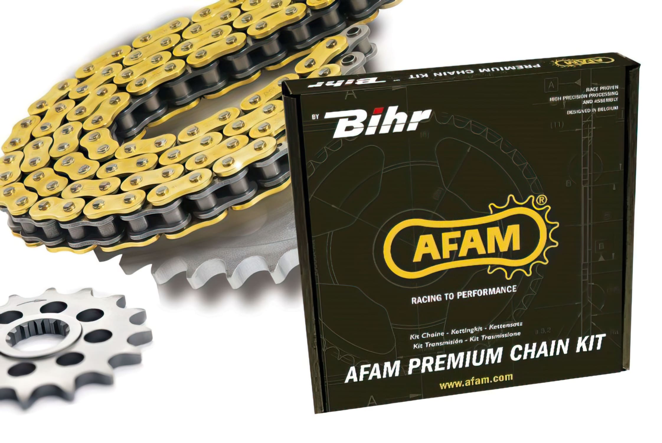 48010351 Afam 428 MX KTM 85 14/46 self-cleaning chain kit