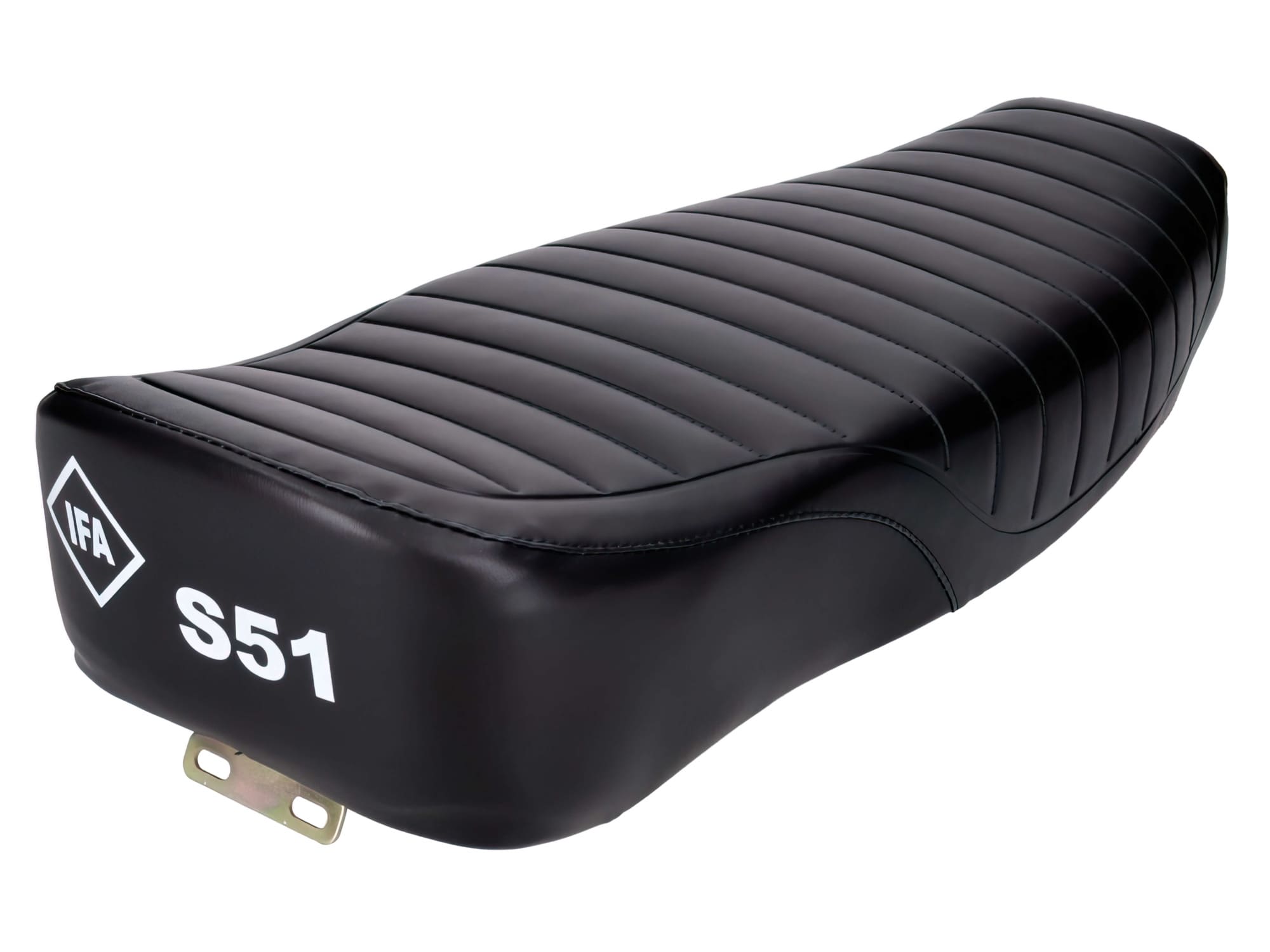 MOF-41841 Enduro 2 seater seat black with IFA S51 logo Simson S51