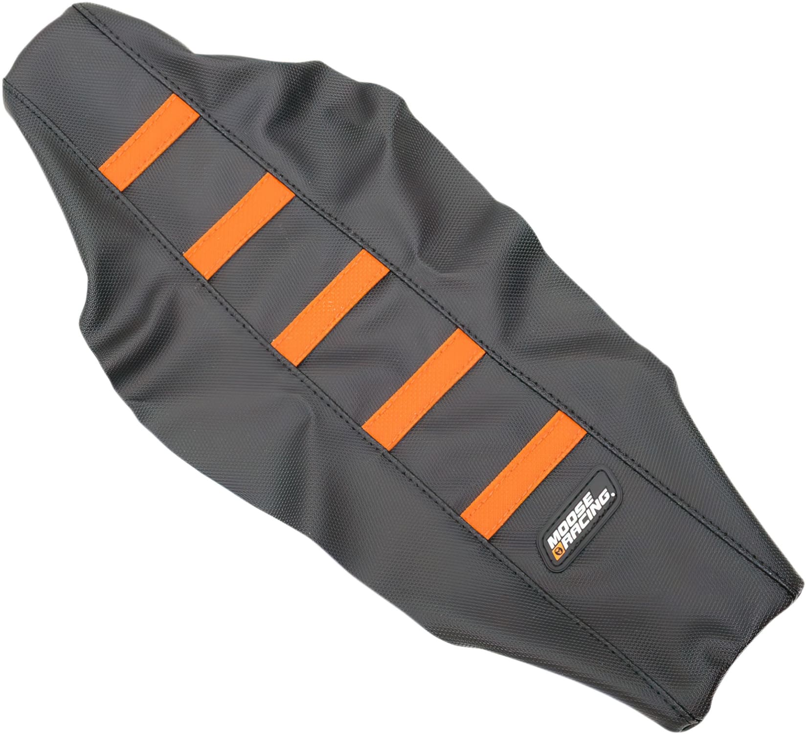 MR08212370 Moose Racing SX 65 Ribbed Seat Cover Black/Orange