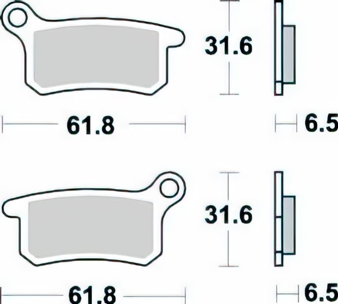 BRA-873CM44 Pastiglie freno Braking 873CM 44 SX / TC / MC 65