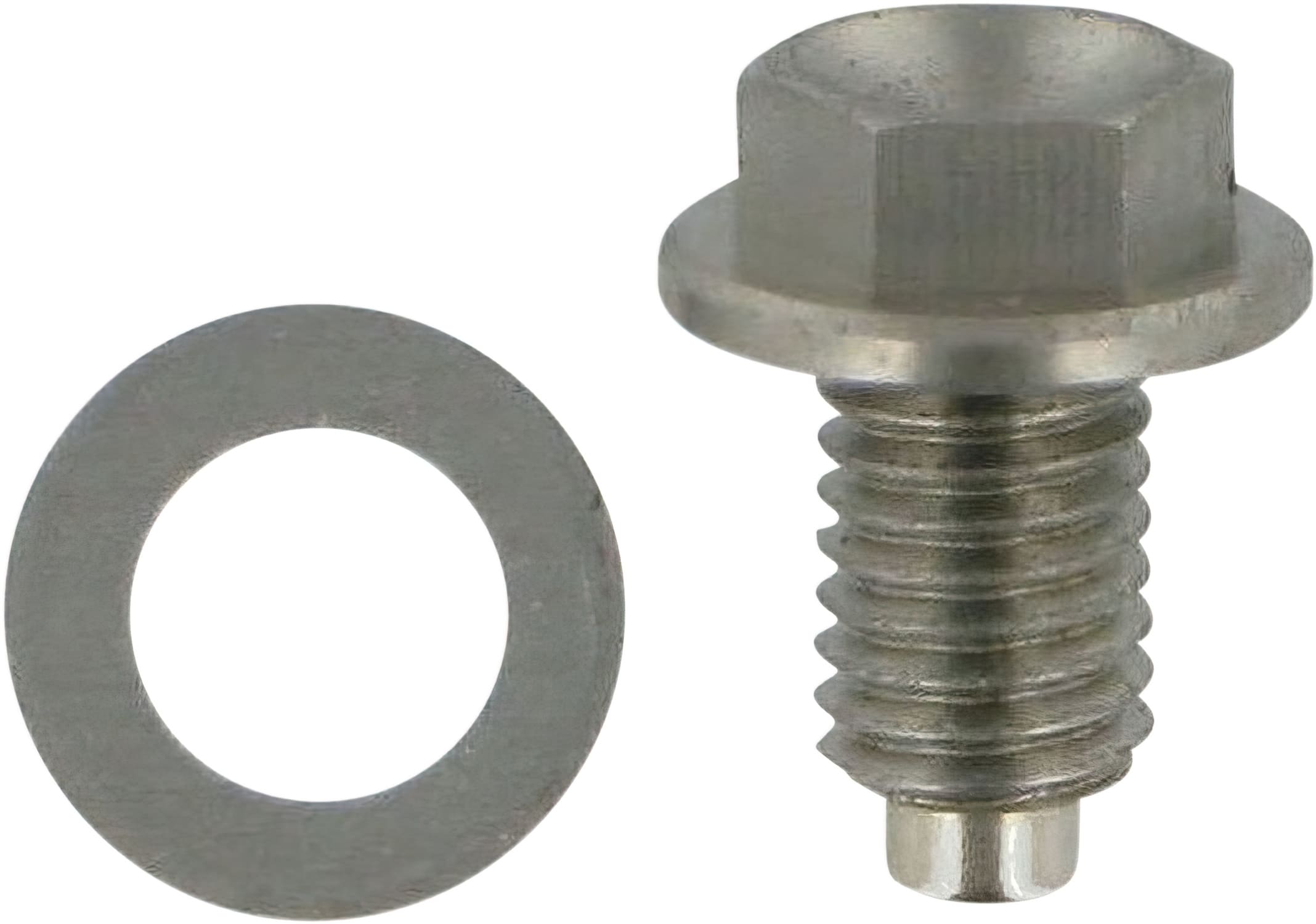 MR09200196 Moose Racing CR 125 / 250 Magnetic Oil Drain Screw Silver