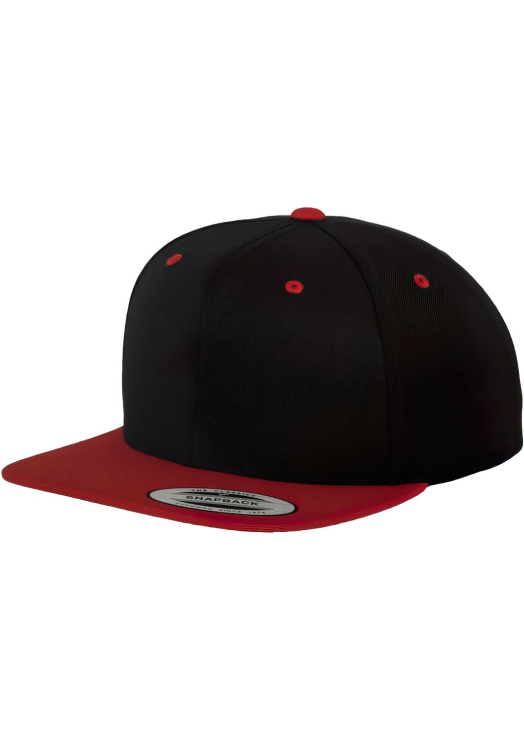 FF-6089MT-00044-0050 Classic 2-Tone Flexfit Snapback Cap Black/Red