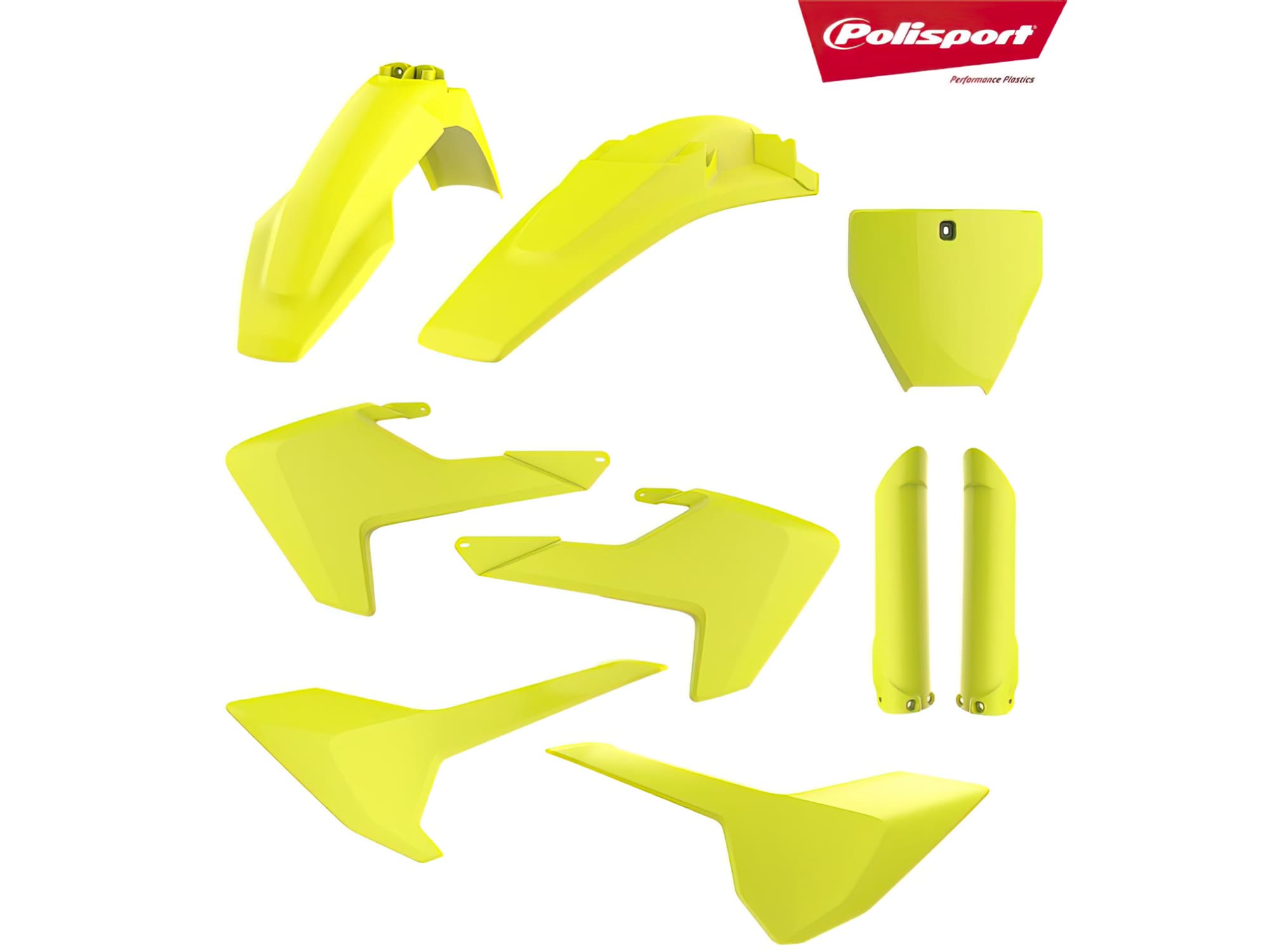 POL-8573900001 Fluo yellow Polisport Fairing Kit Husqvarna TC / FC