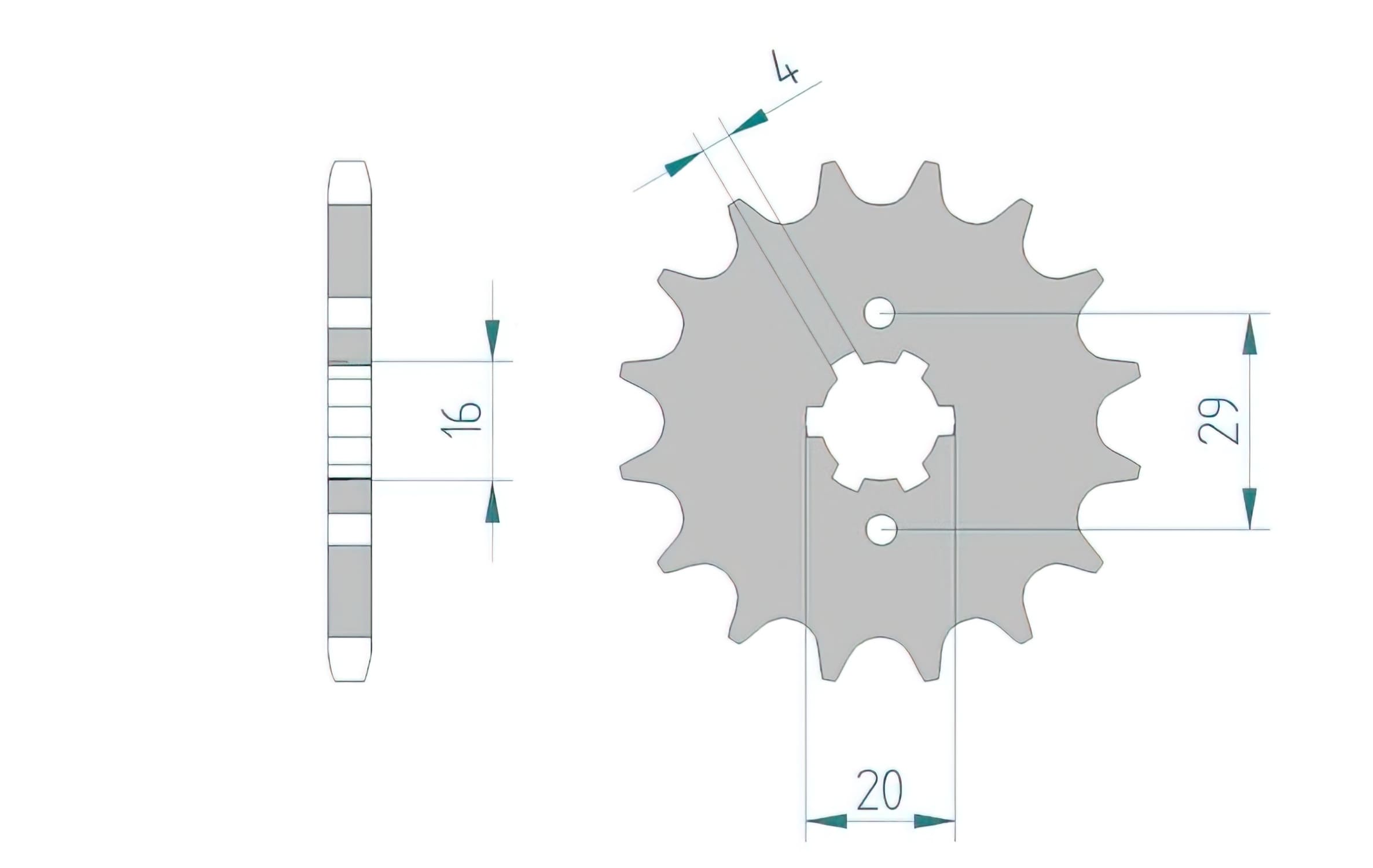 1075314002 Afam Z14 Beta RR LC sprocket