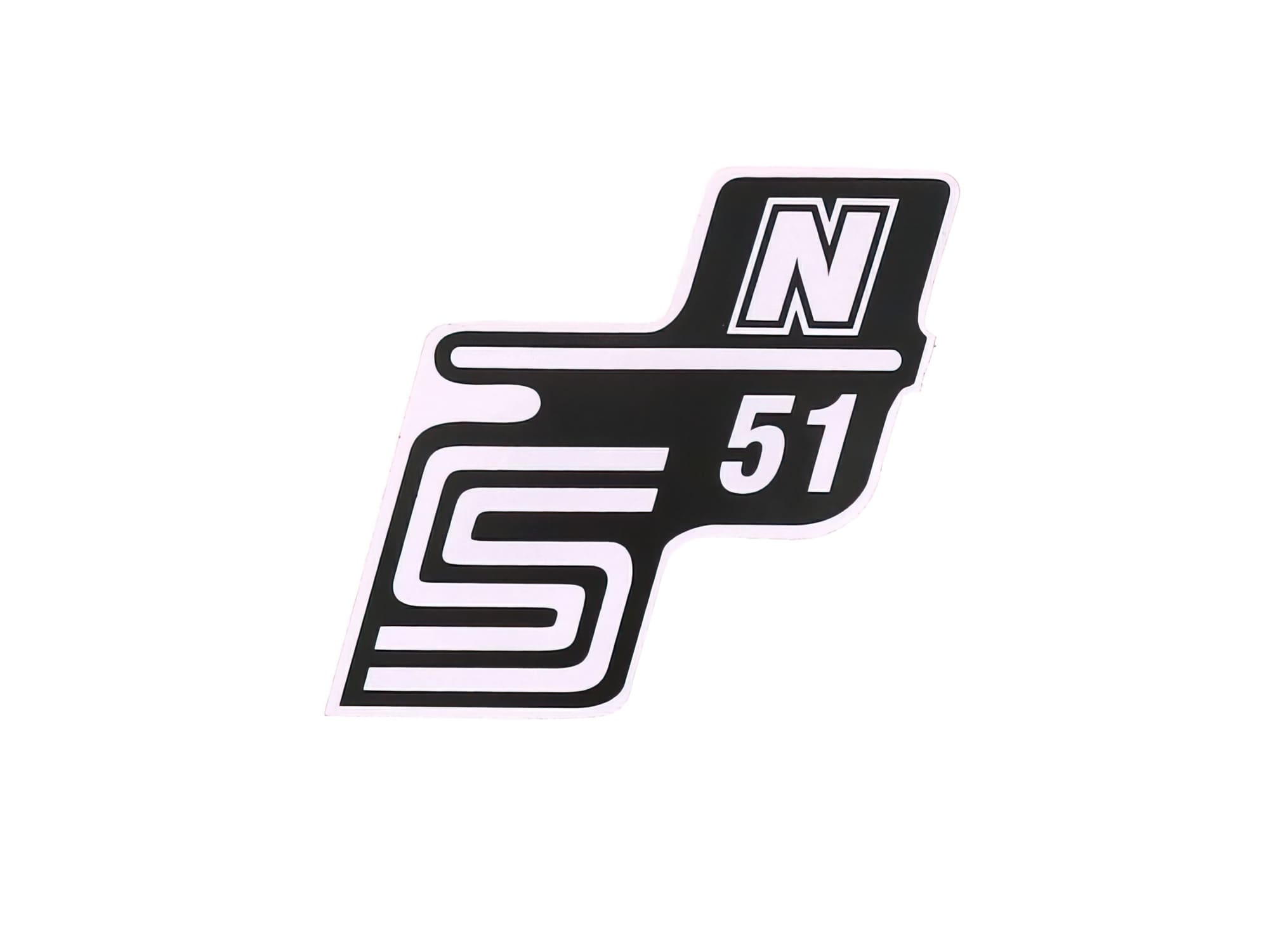 MOF-41988 Sticker S51 N white Simson S51