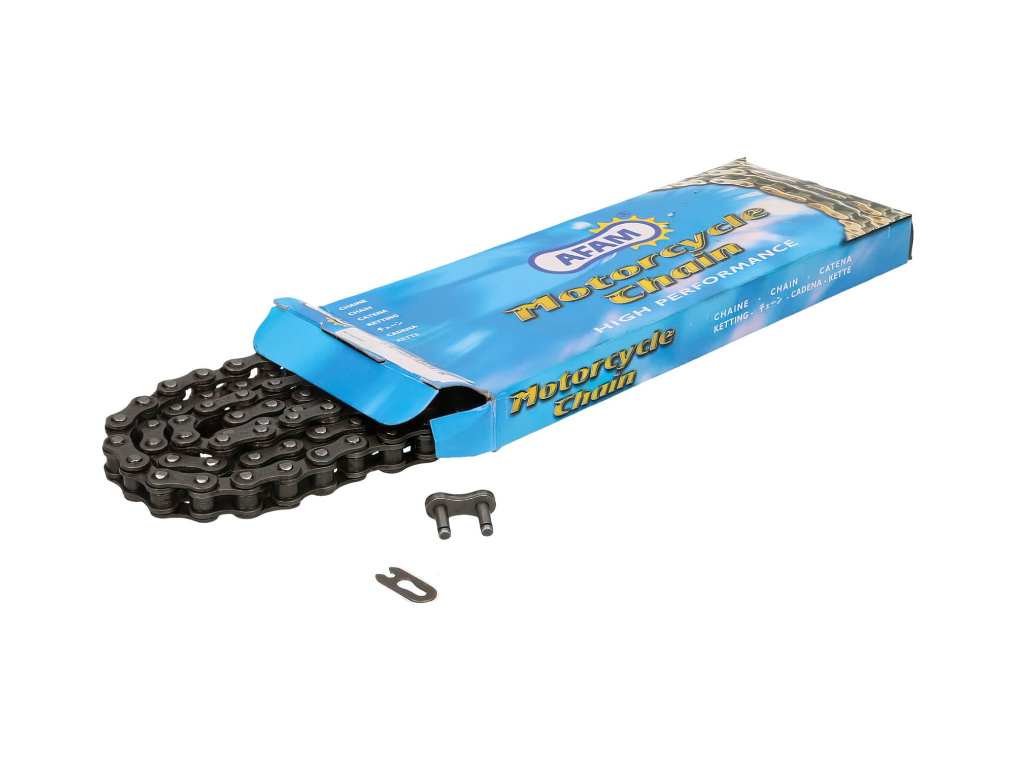 AFAM415F-130 AFAM chain reinforced black 415 130 links