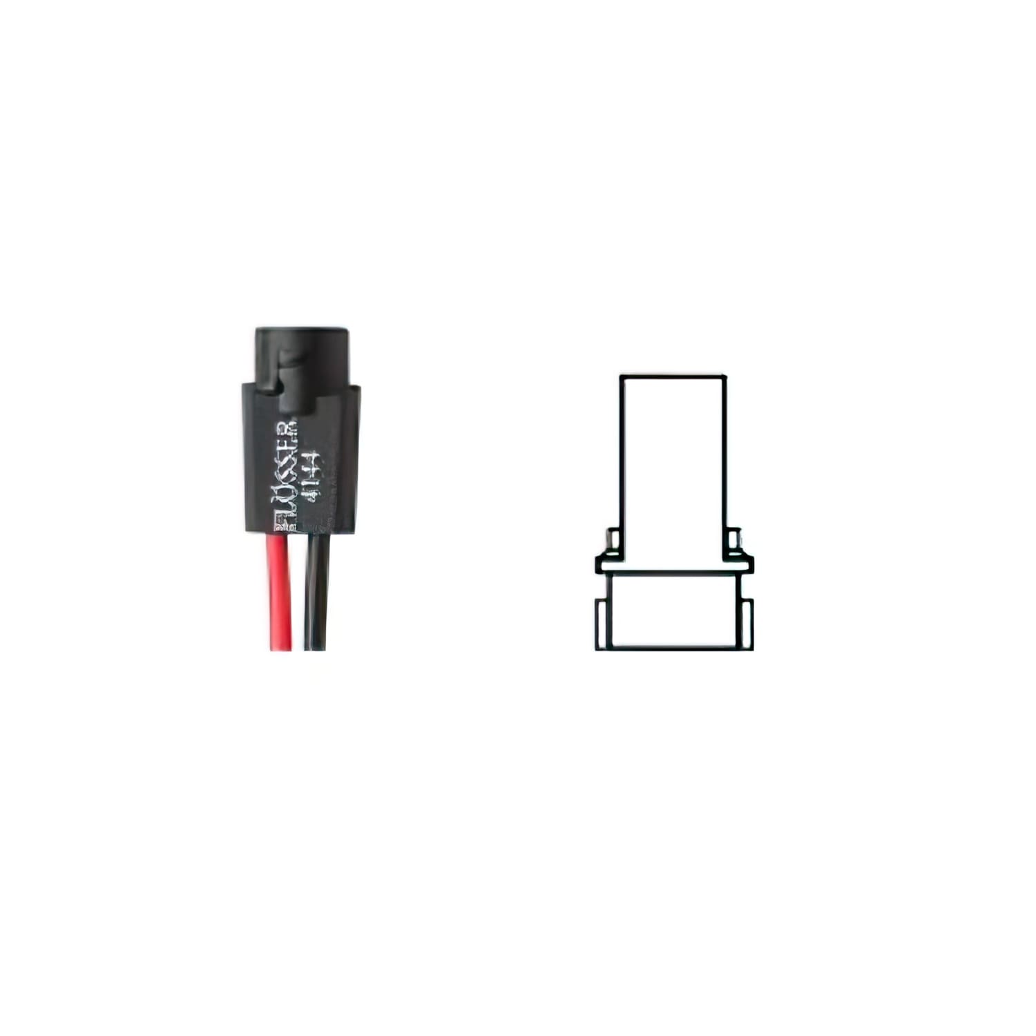 CGN509370 Flösser Lamp Holder 12V W2x4.6D - with cable