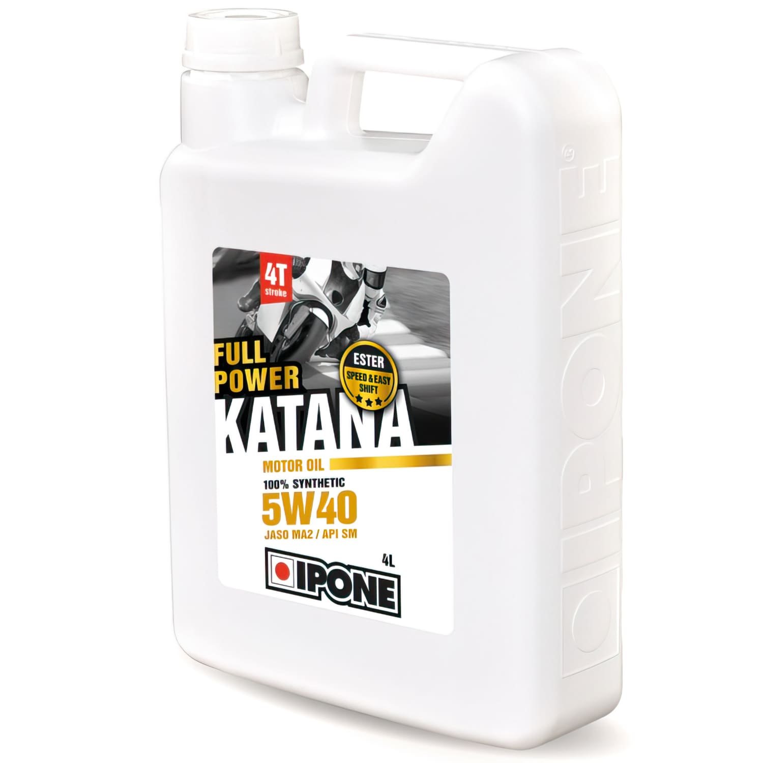 IP-800363 Olio Motore 4 tempi 5W40 Ipone Full Power Katana 100% sintetico 4L