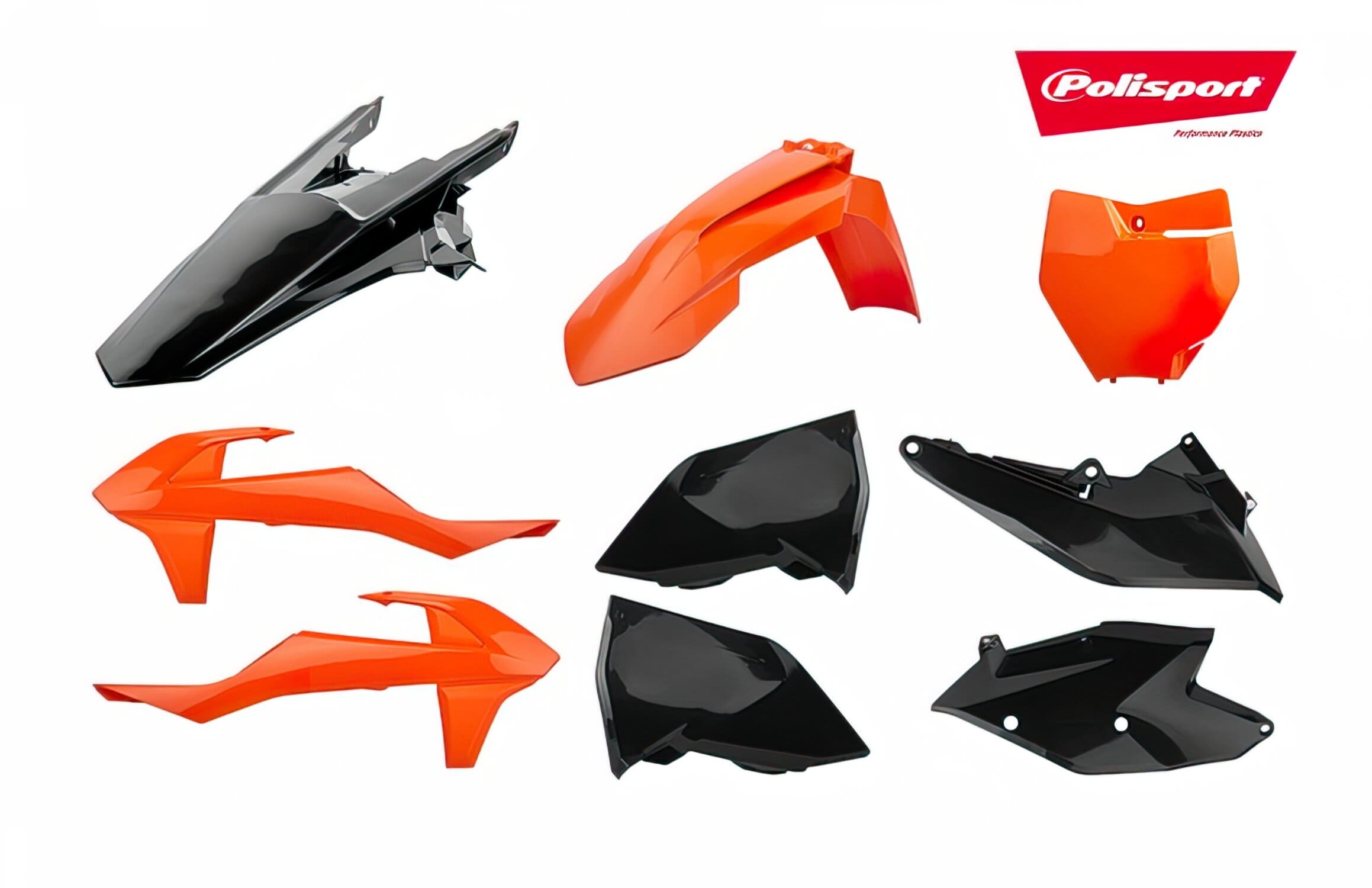 POL-90835 Polisport Fairing Kit orange / black KTM EXC / EXC-F