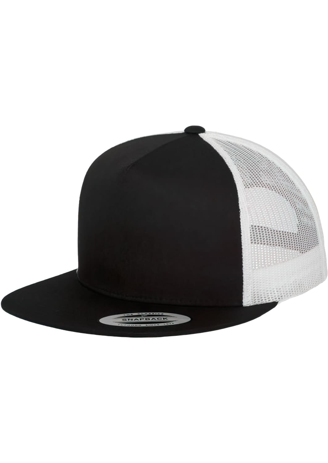 FF-6006T-00050-0050 Classic Flexfit 2-Tone Trucker Cap Black/White