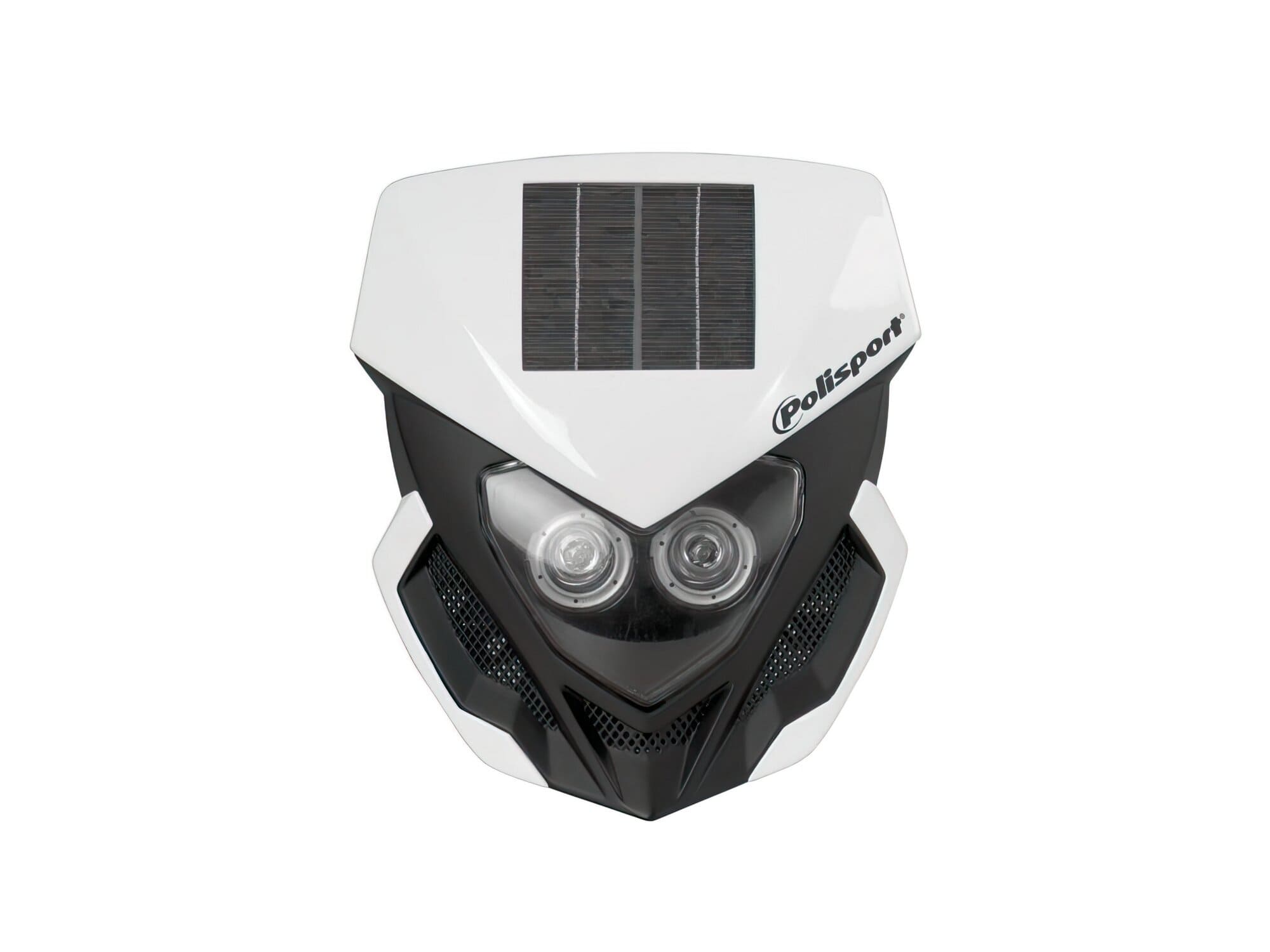 POL-8412400031 Polisport Lookos Evo Solar Headlight White / Black