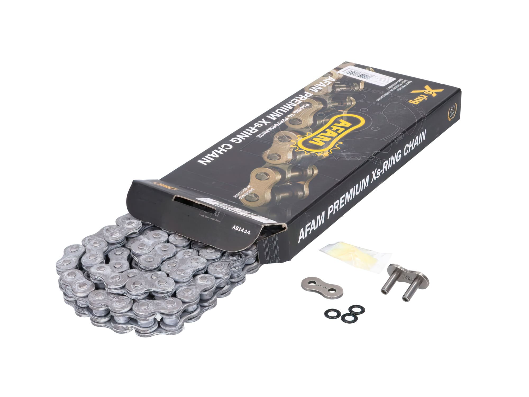 AFAM520XMR3-110L AFAM XS-Ring Reinforced Chain Black 520 XMR3 110 Links