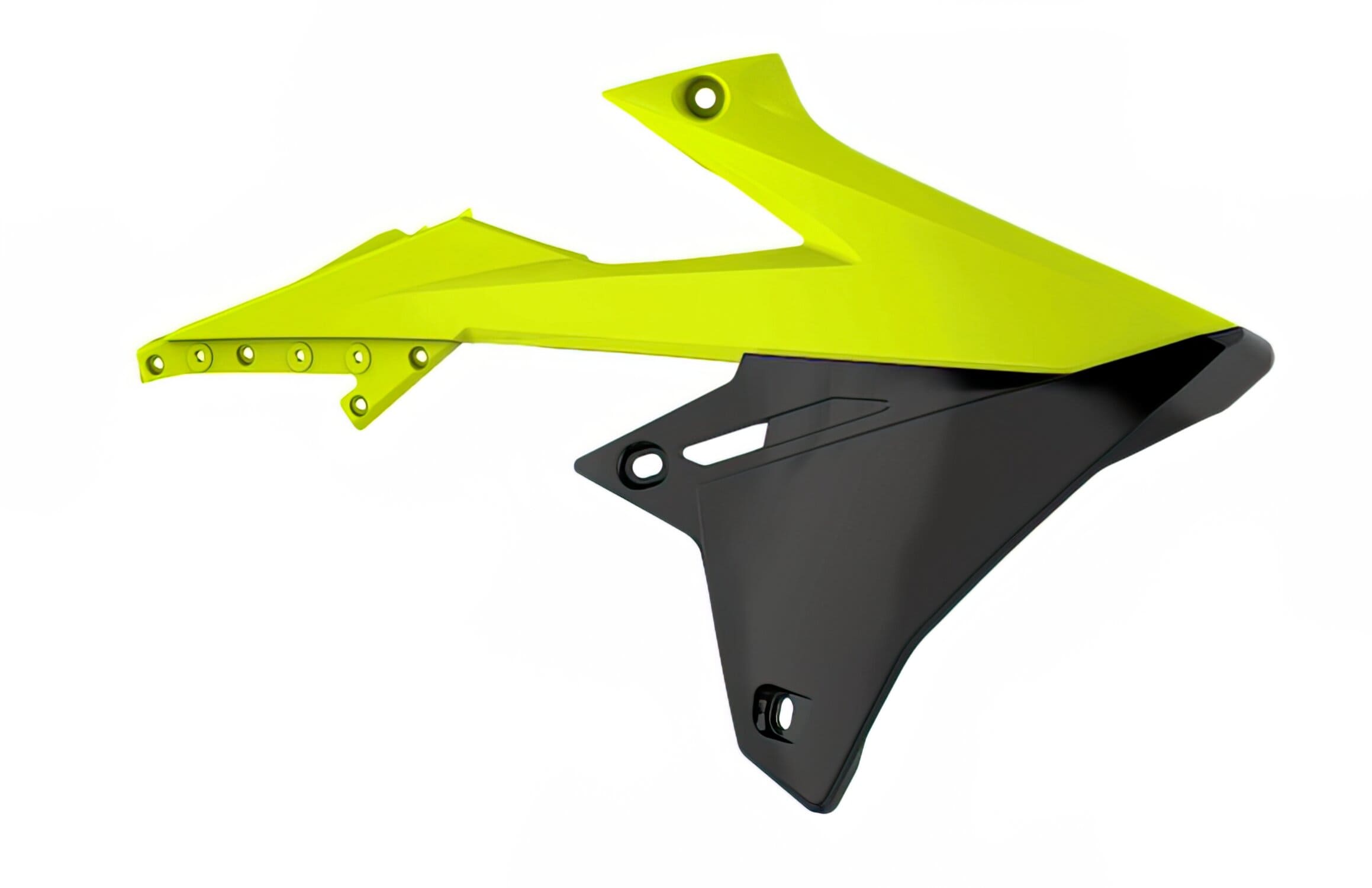 POL-8468300001 Polisport Fluorescent Yellow Front Side Fairing Suzuki RM-Z 450