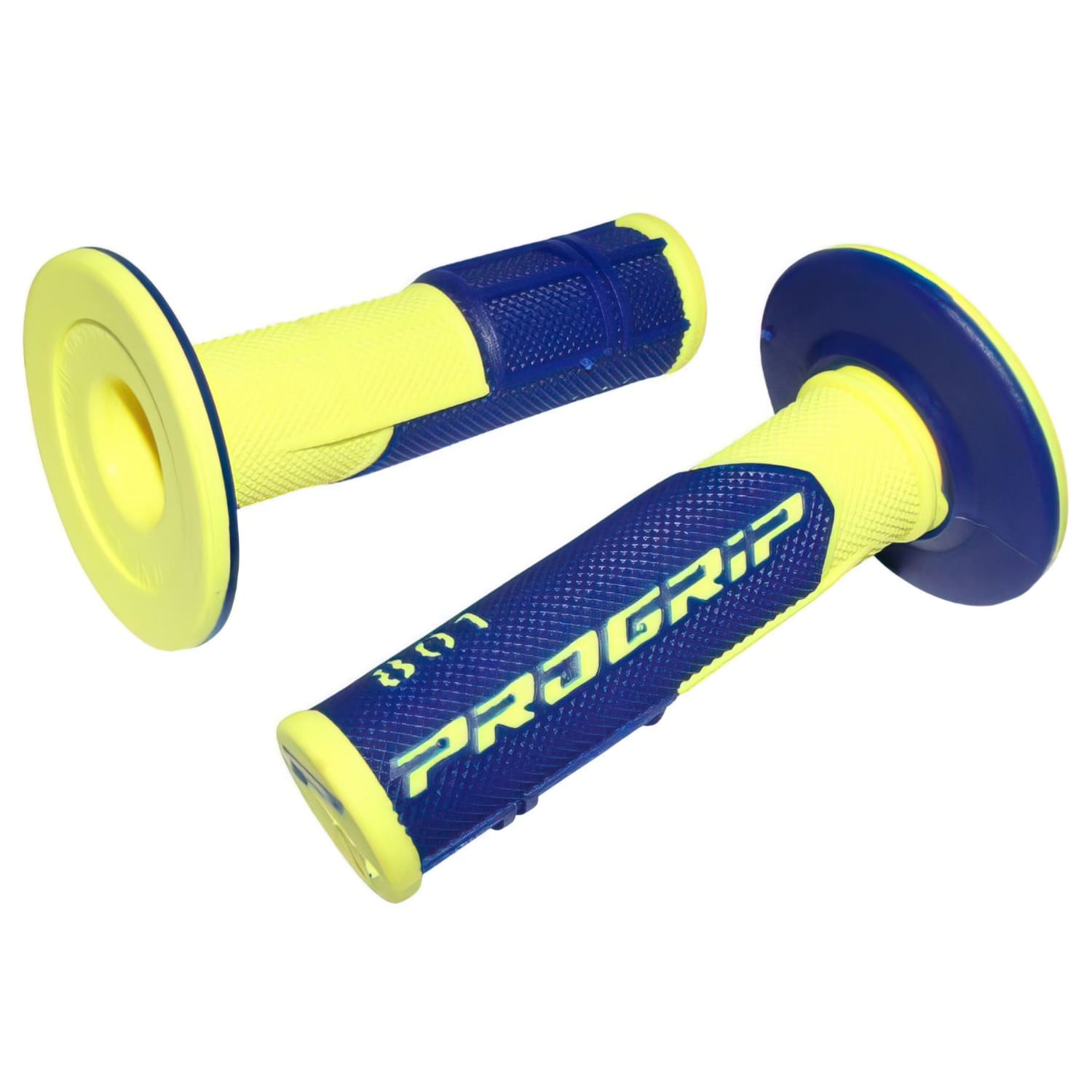 PG801-148462 Manopole ProGrip 801 dual density blu/giallo fluo